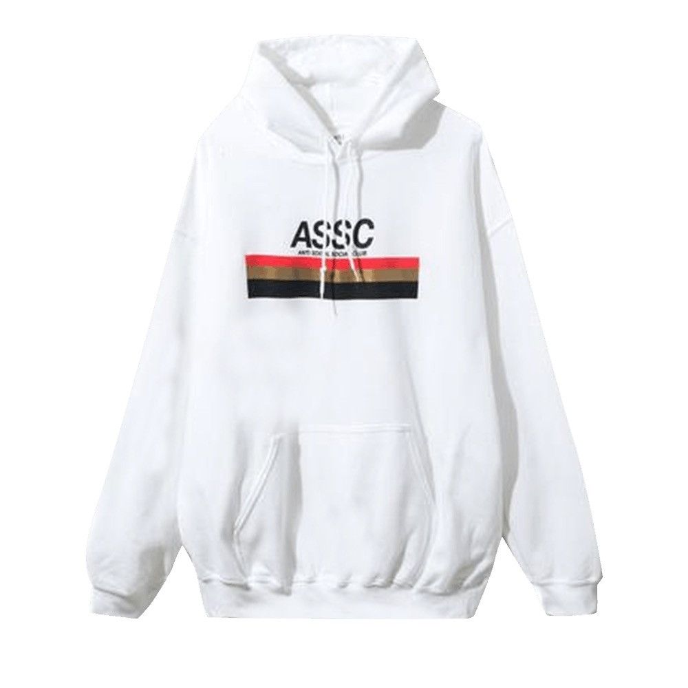 ASSC White Type R Hoodie Sz L
