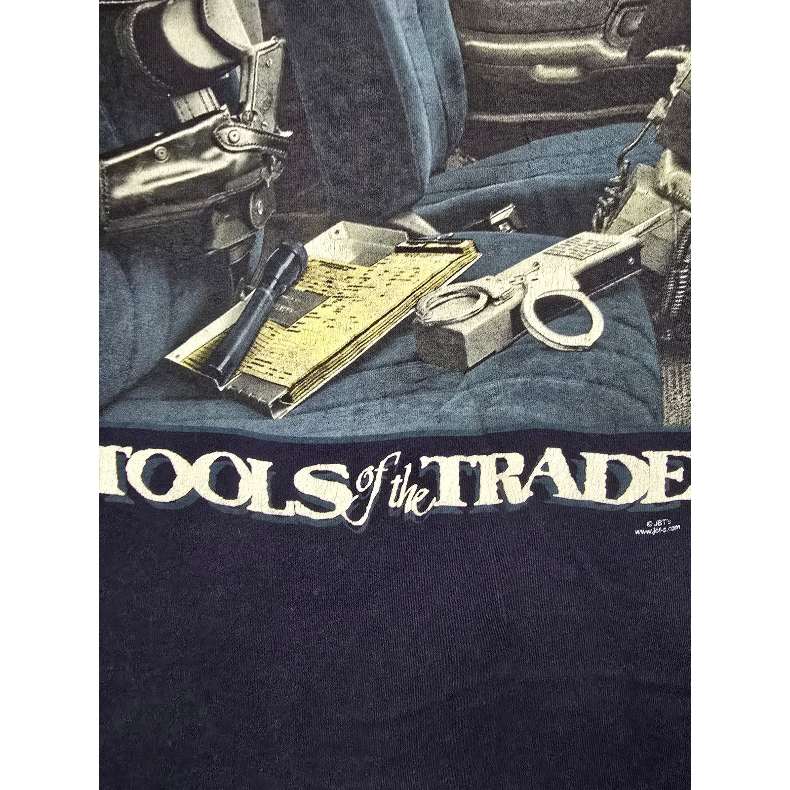 Other Vintage Tools Of The Trade Law Enforcement Blue L Police Tee Size US L / EU 52-54 / 3 - 3 Thumbnail