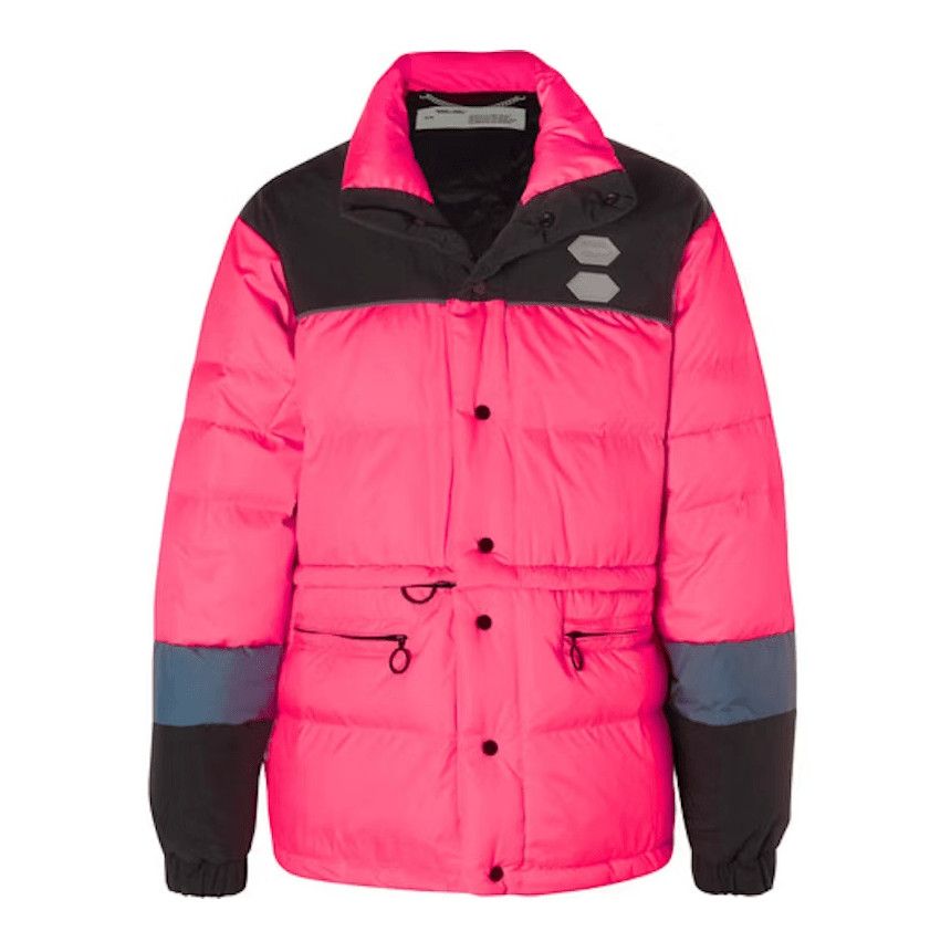 Off-White Off White Detachable Sleeve Padded Down Jacket Fuschia Size US M / EU 48-50 / 2 - 1 Thumbnail