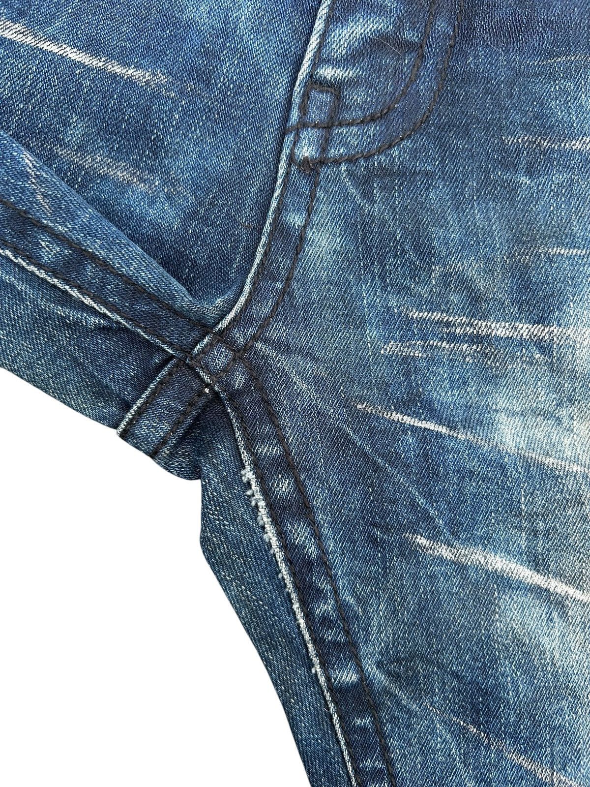 Kapital Xfrm Skull Punk Japanese Distressed Denim Jeans Size US 28 / EU 44 - 10 Thumbnail