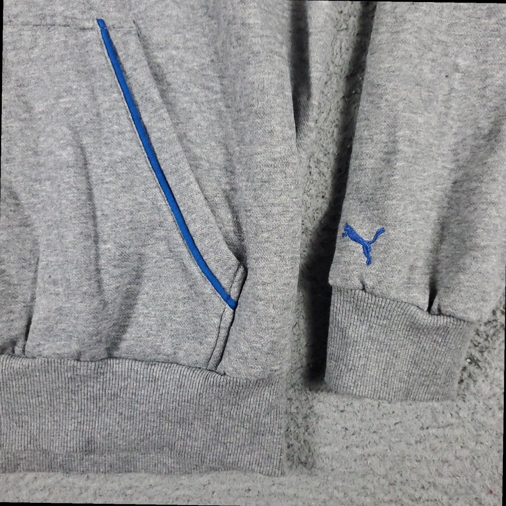 Puma Puma Womens Large Gray Sweater Ladies Pullover Hoodie Sweatshirt Size L / US 10 / IT 46 - 5 Thumbnail
