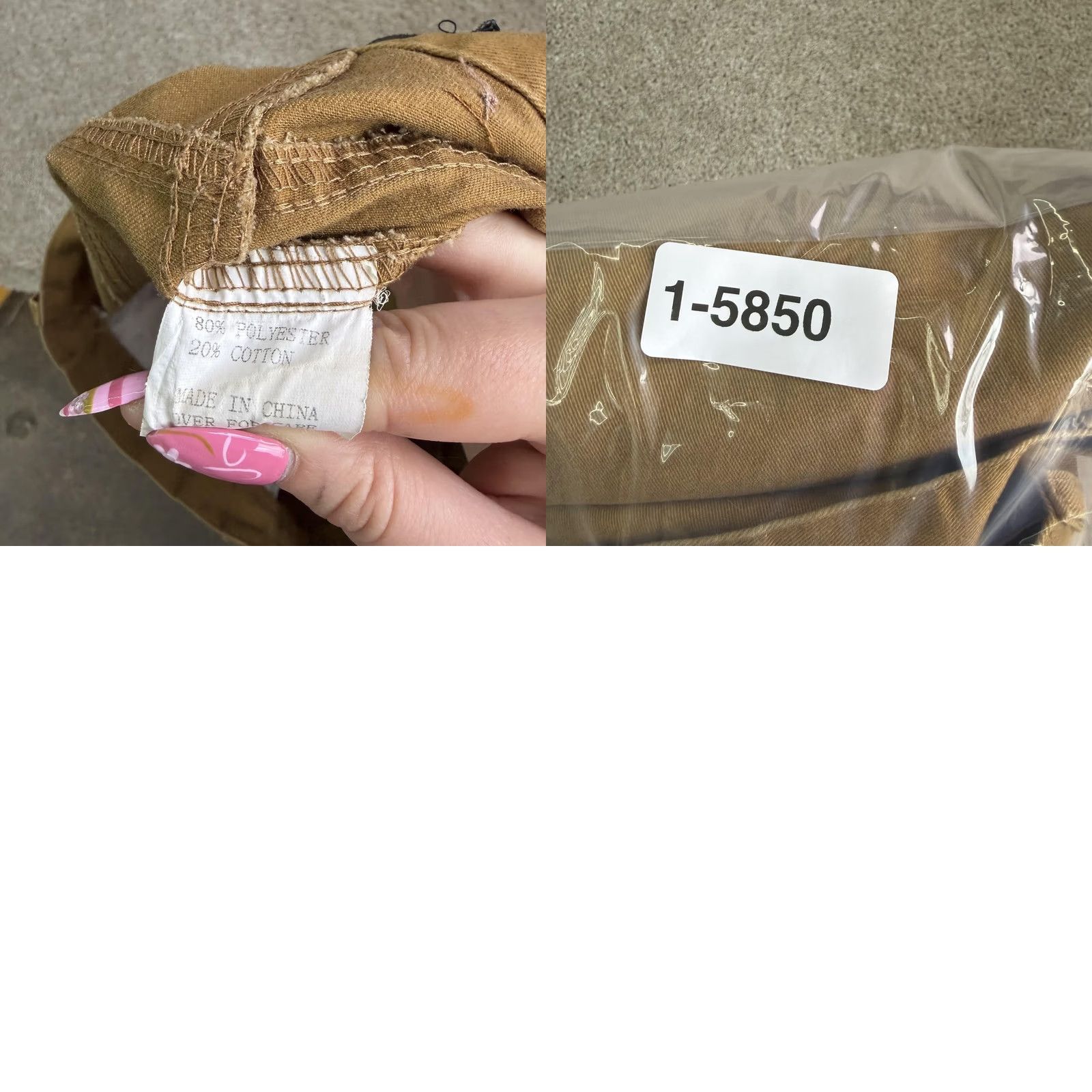 Vintage VINTAGE American Stitch Jogger Pants Mens M Brown Moto Zipper Pockets Size US 31 - 8 Thumbnail