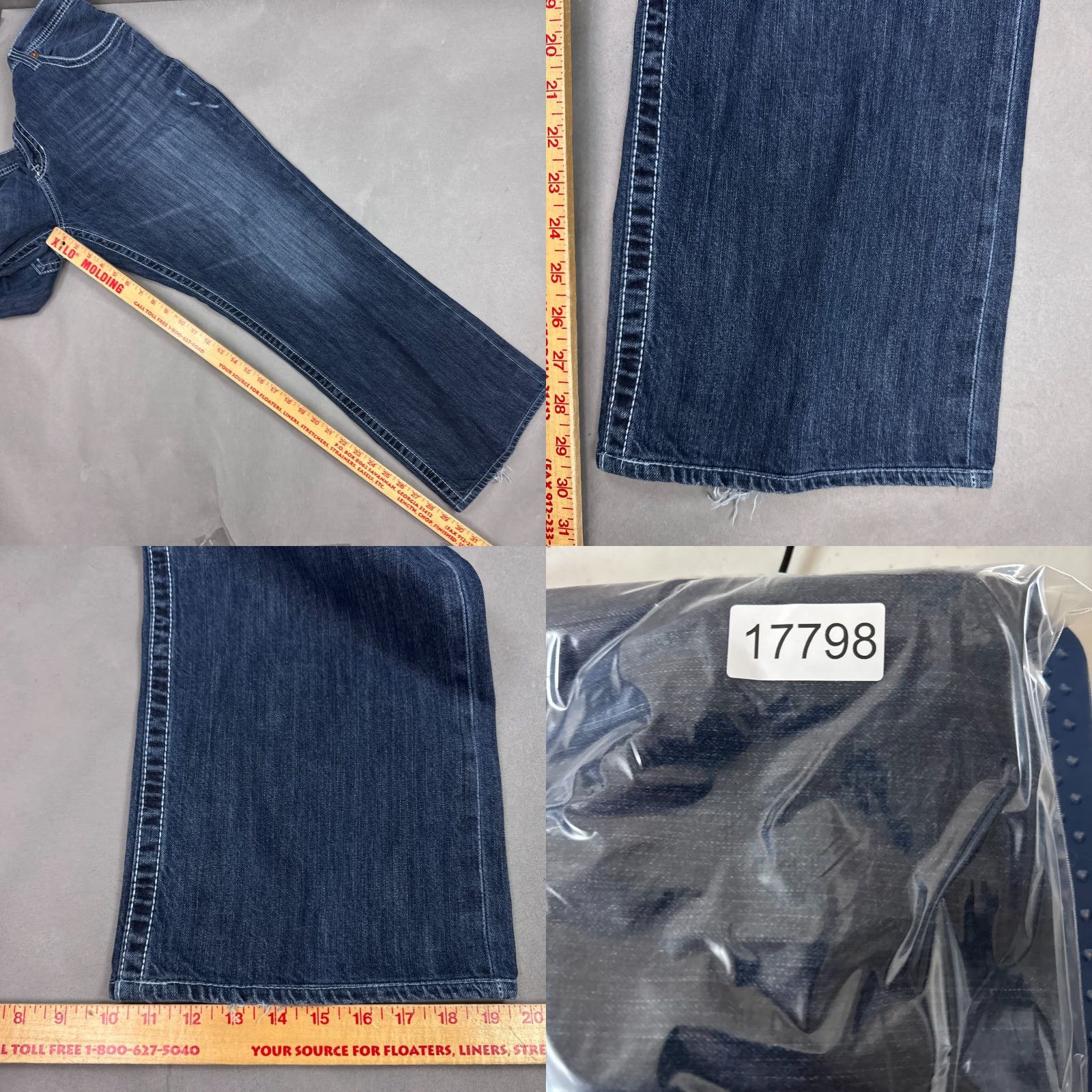 Vintage BIG STAR Jeans Mens Bootcut 40x30 Blue Pioneer Denin Five-Pocket Regular 30 Inseam Medium Wash Men Size US 40 / EU 56 - 10 Thumbnail