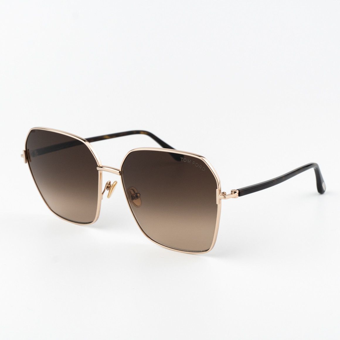 Tom Ford Tom Ford CLAUDIA-02 Women Sunglasses Gold Brown FT0839 52F Size ONE SIZE - 1 Thumbnail