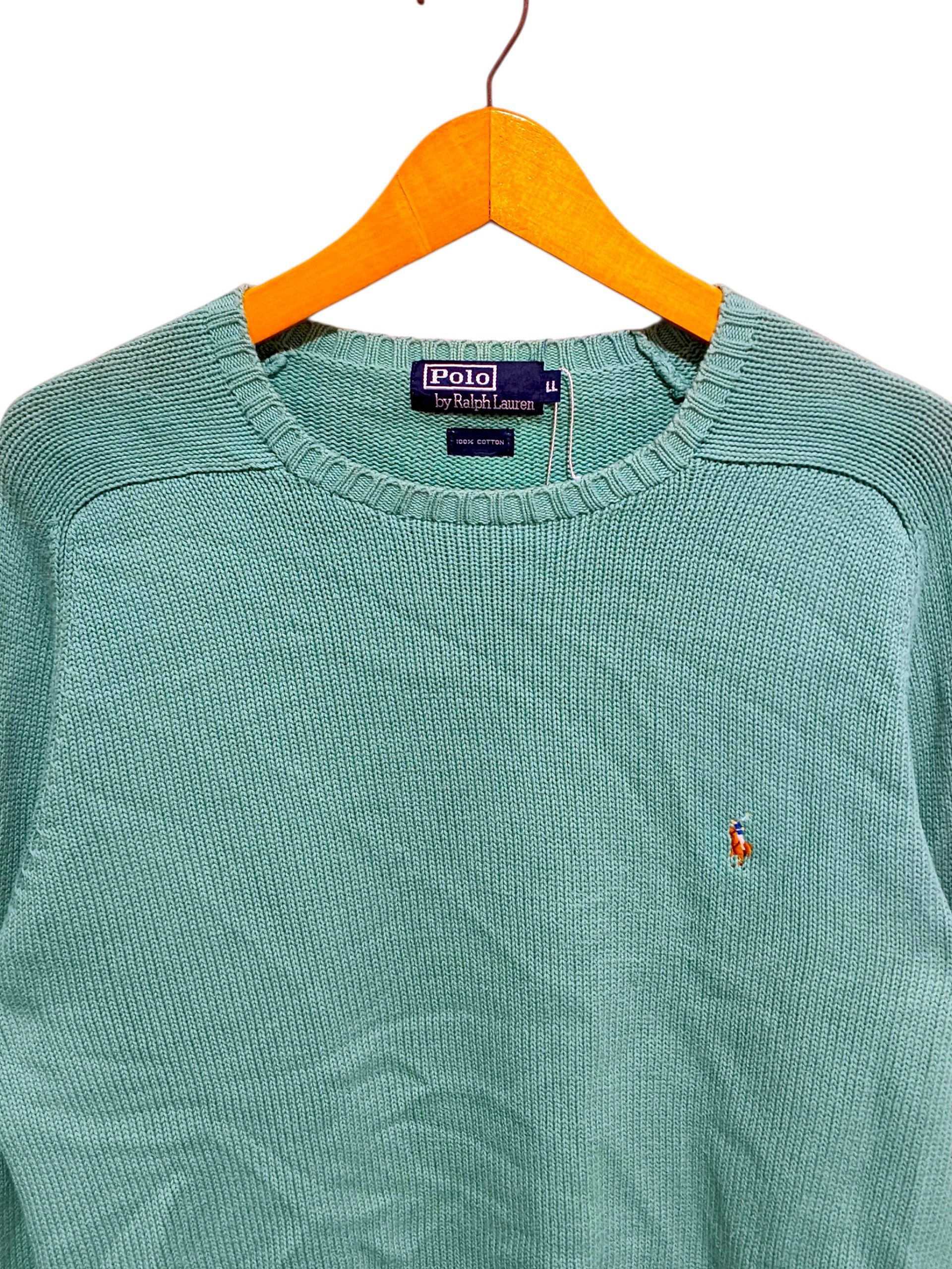 Polo Ralph Lauren 💥Vintage Polo Ralph lauren Green Knit Sweater Size US M / EU 48-50 / 2 - 2 Thumbnail