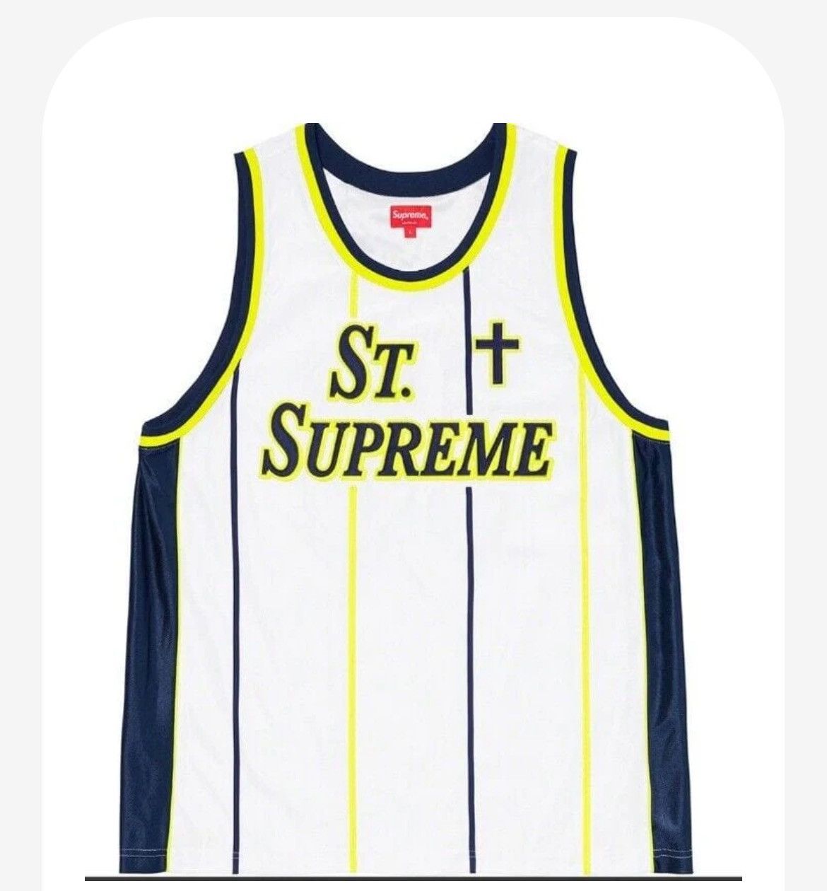 St Supreme Basketball Jersey | Grailed