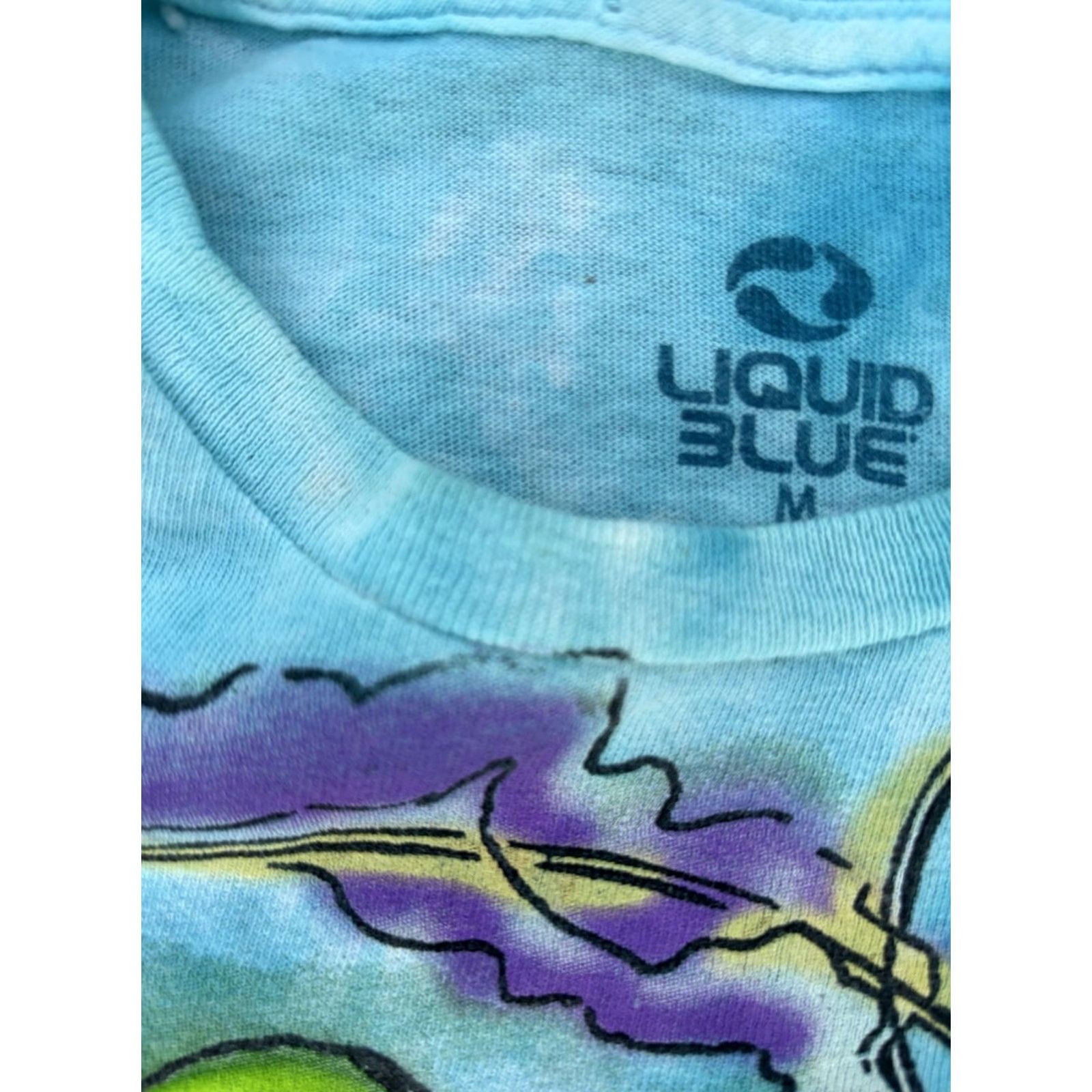 Liquid Blue Liquid Blue Alice in Wonderland Tie Dye T-Shirt Medium Size US M / EU 48-50 / 2 - 3 Thumbnail