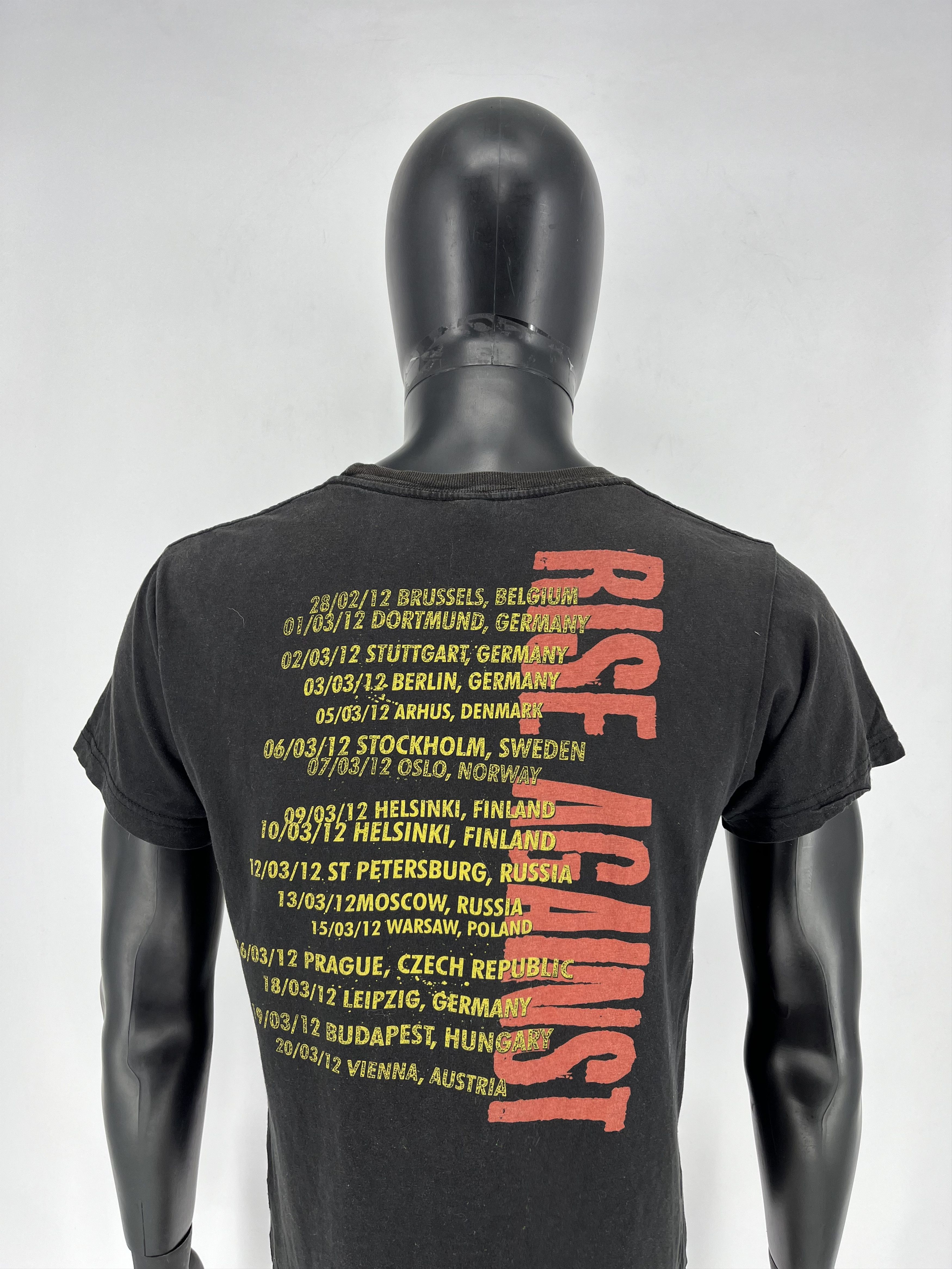 Band Tees Rise Against 2012 Tour T Shirt Men’s Size S Rock Band Black Size US S / EU 44-46 / 1 - 9 Thumbnail
