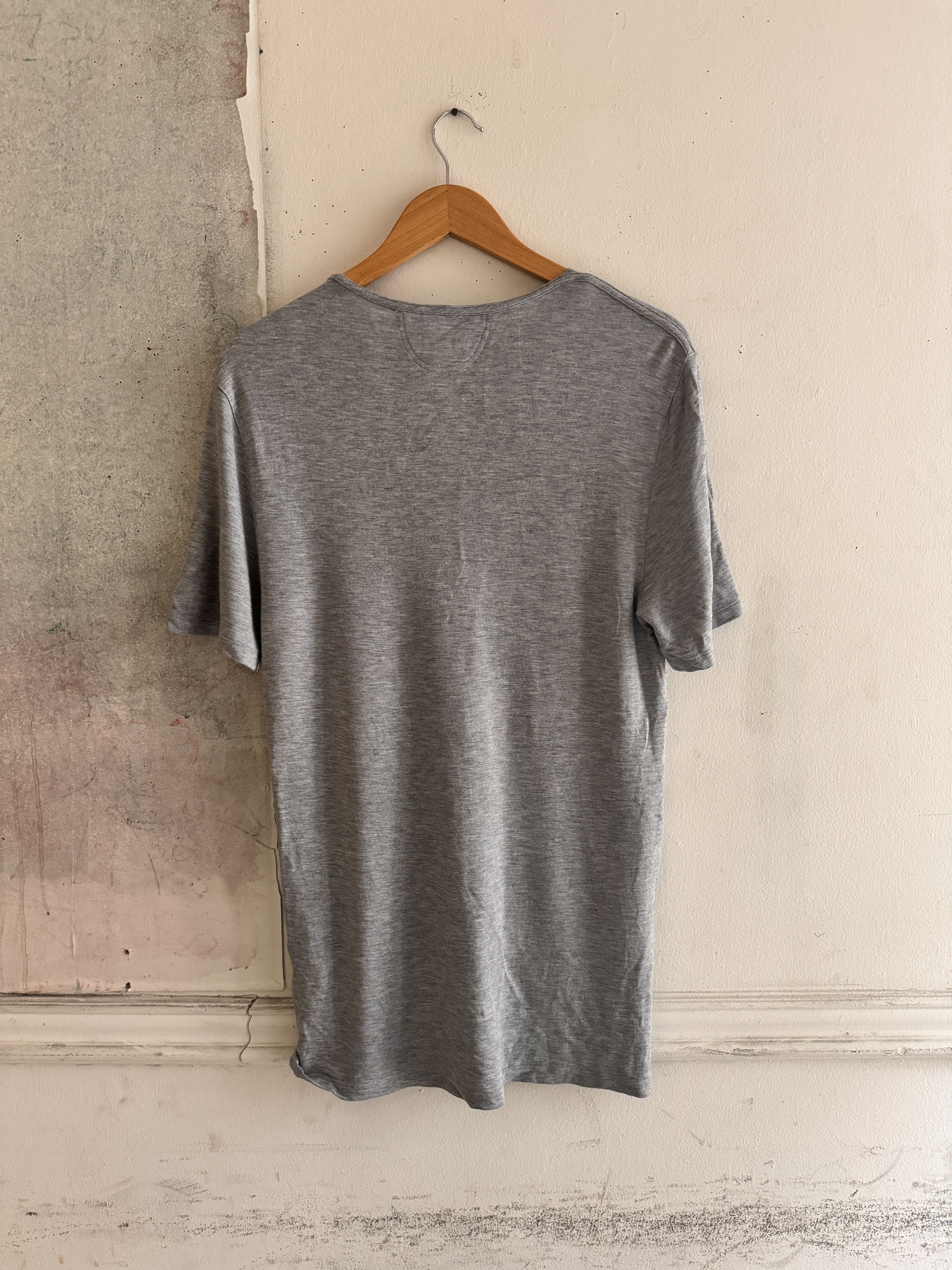 Helmut Lang HELMET LANG HEATHER GREY TSHIRT SIZE M Size US M / EU 48-50 / 2 - 5 Thumbnail
