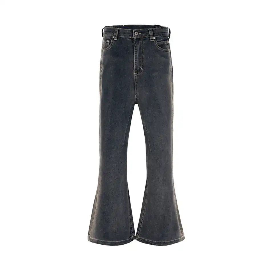 Japanese Brand RO Style Gradient Washed Sashes Flare Jeans Size US 30 / EU 46 - 5 Thumbnail