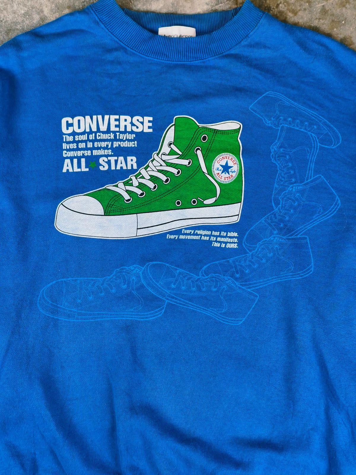 Converse × Vintage Converse Sweatshirt Size US XL / EU 56 / 4 - 4 Thumbnail