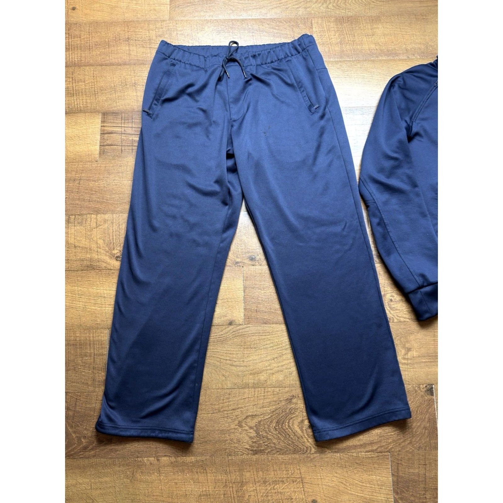 Adidas Y2K Adidas Y-3 Yohji Yamamoto Tech Track Suit Jacket Pants Blue Mens 2XL Full Zip Size 48R - 4 Thumbnail