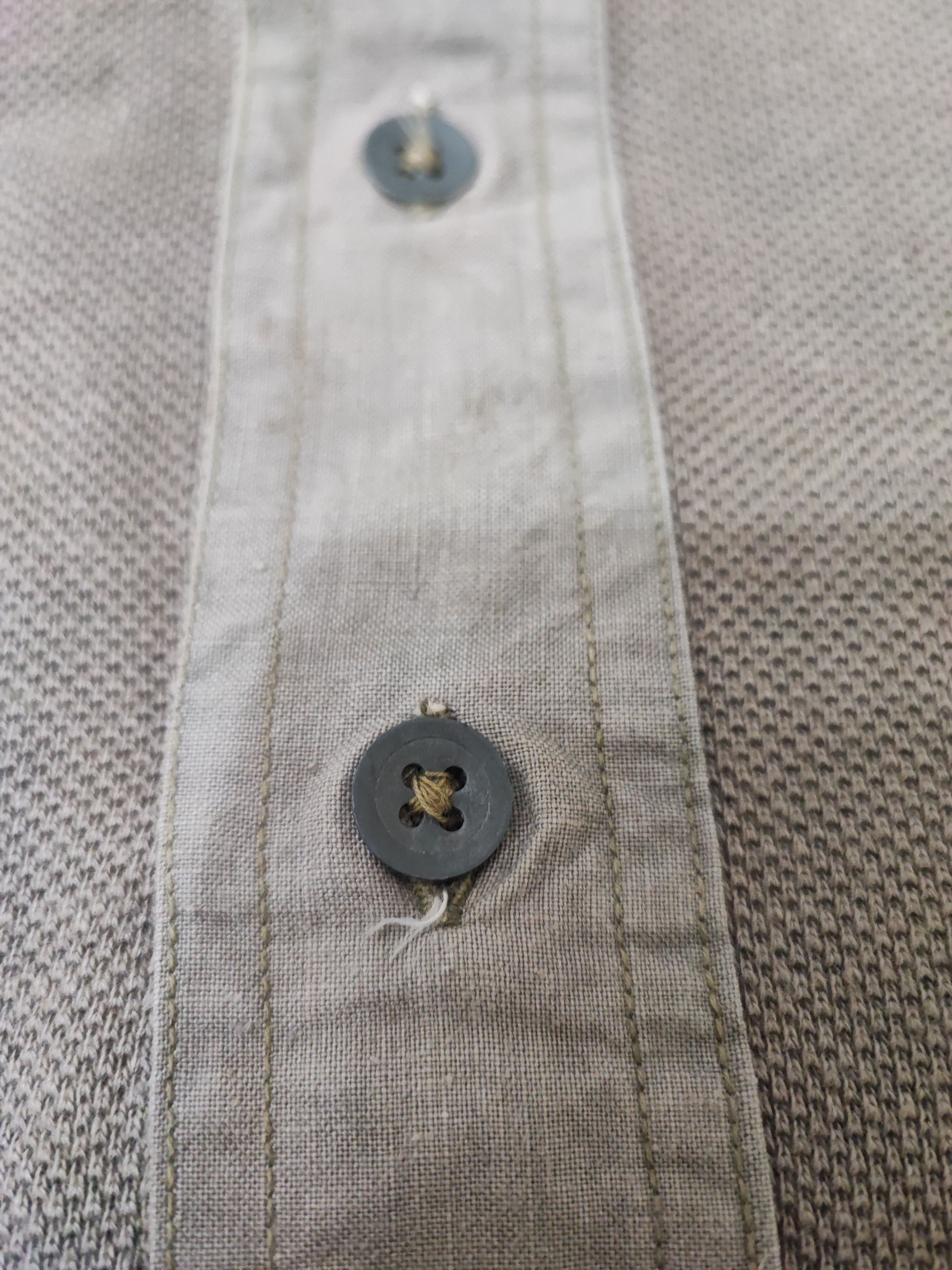 Vintage True Vintage 50's Swedish Military M39 Field Henley Shirt Size US M / EU 48-50 / 2 - 5 Thumbnail