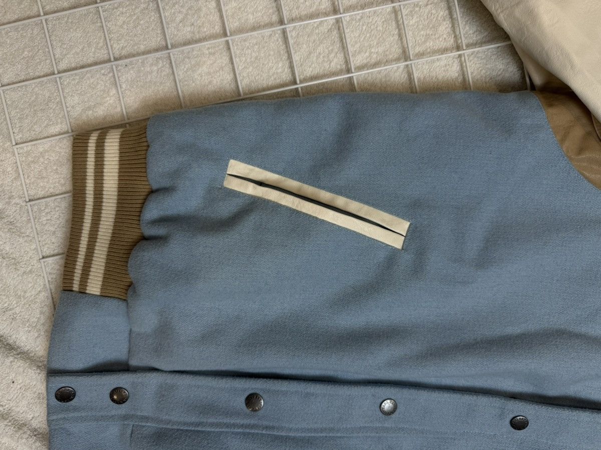 Karl Kani Karl Kani big logo leather bomber beige Size US L / EU 52-54 / 3 - 5 Thumbnail