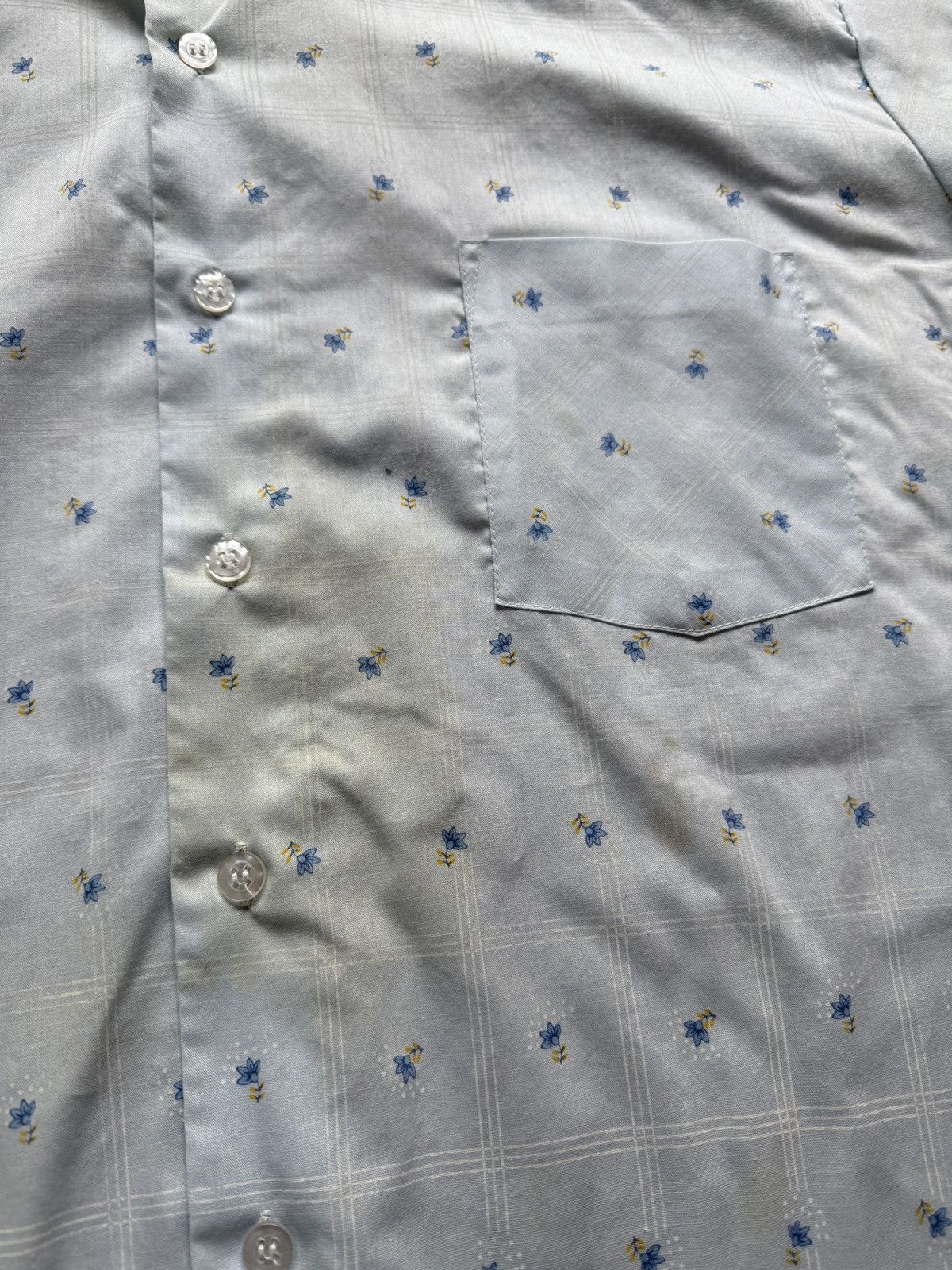 Japanese Brand Vintage 70s Wedgefield Floral Patterned Button Up Shirt Size US XL / EU 56 / 4 - 6 Thumbnail