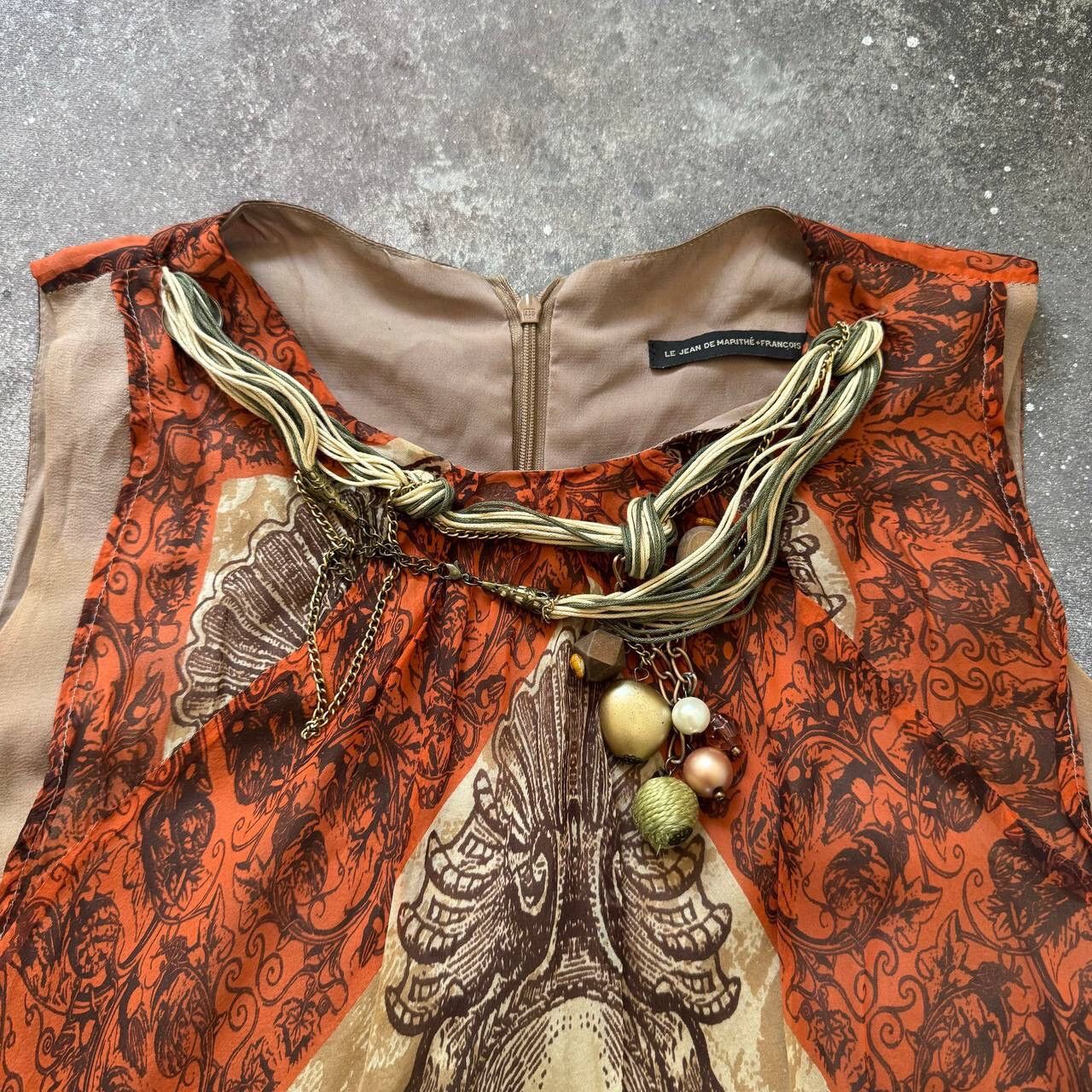 Japanese Brand × Marithe + Francois Girbaud Le Jean De Marithe + Francois Girbaud Avant Garde Silk Dress Size M / US 6-8 / IT 42-44 - 3 Thumbnail