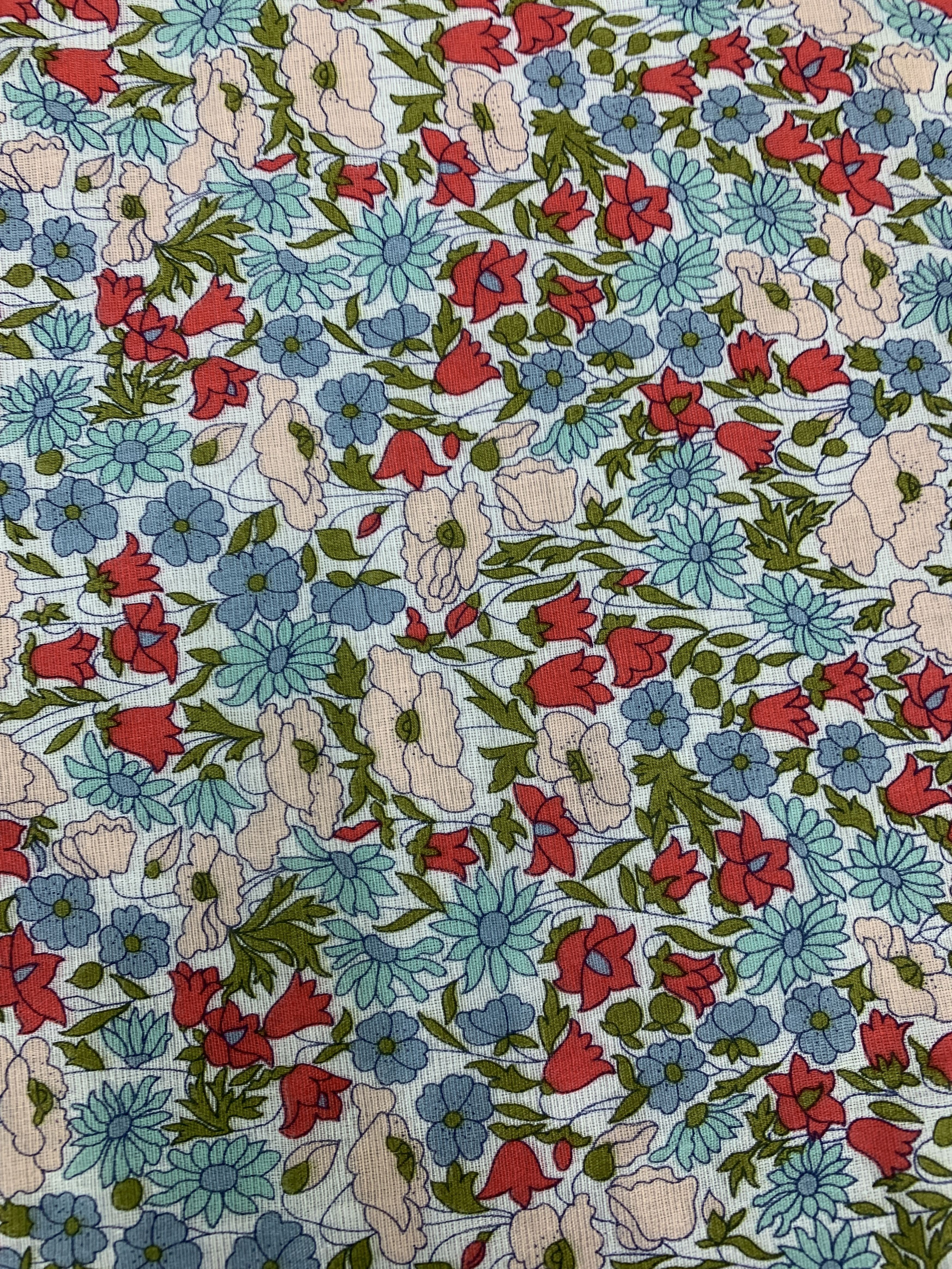Liberty × Vintage Vintage Liberty Neckerchief/ Handkerchief Scarves - HKA902 Size ONE SIZE - 5 Thumbnail