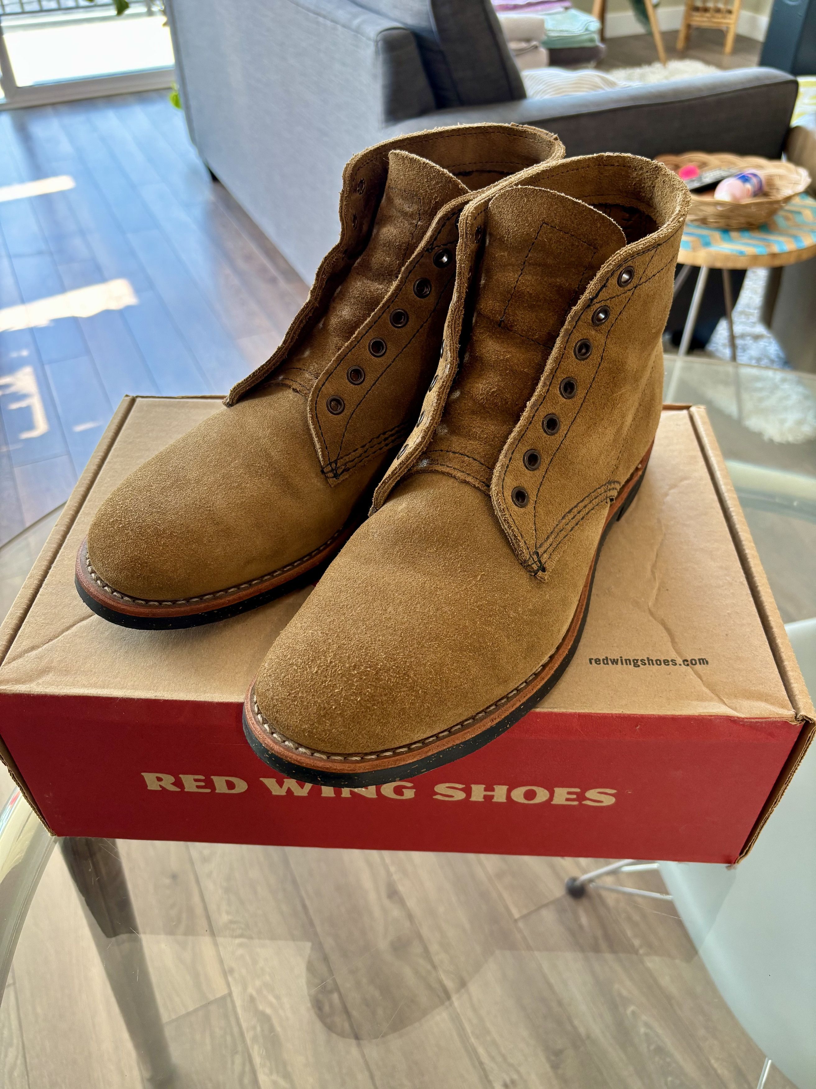 Red Wing Red Wing 8062 Merchant Boots – Olive Mohave | Grailed