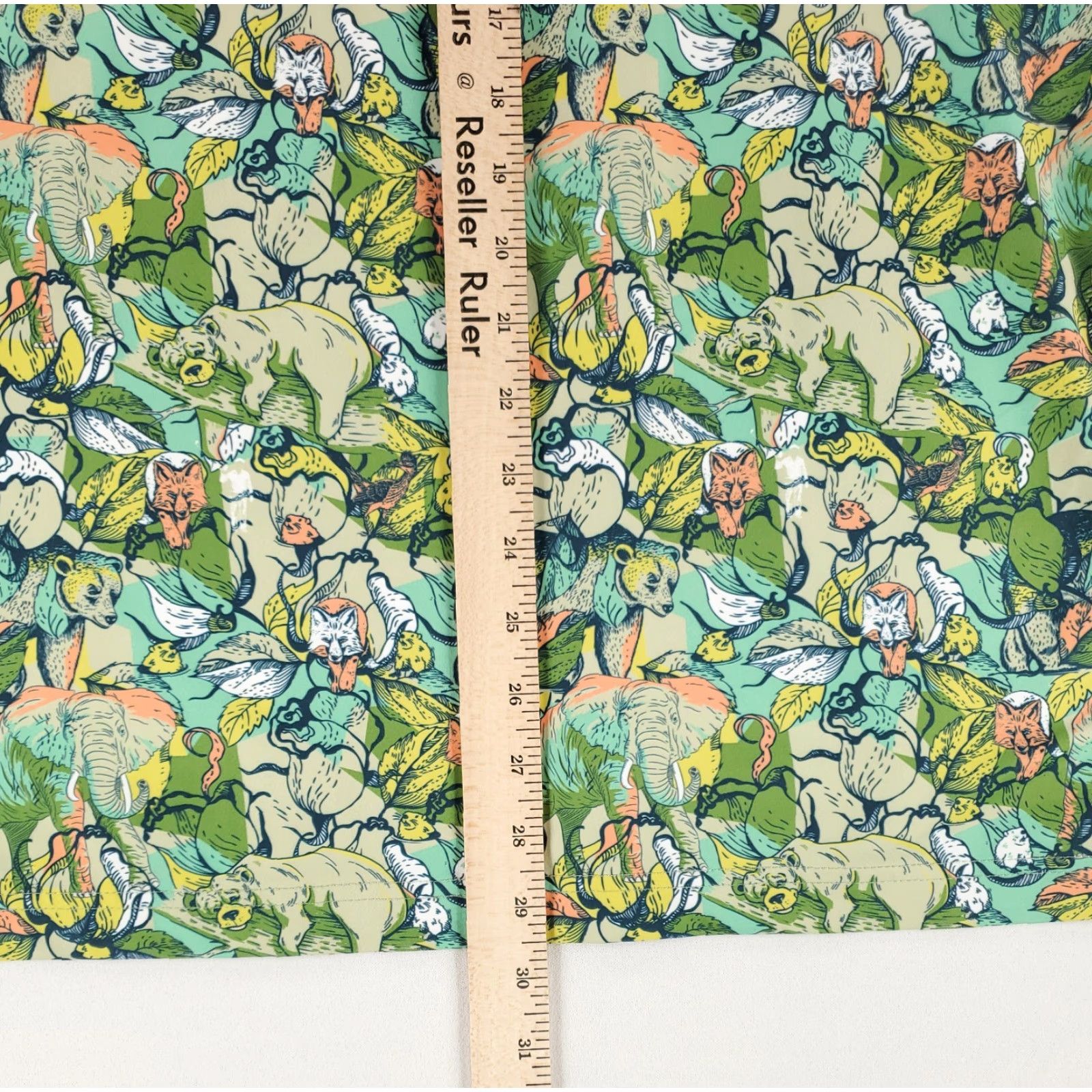 Vintage William Murray Polo Shirt It's Like a Jungle AOP Print Green Golf Mens L Size US L / EU 52-54 / 3 - 5 Thumbnail