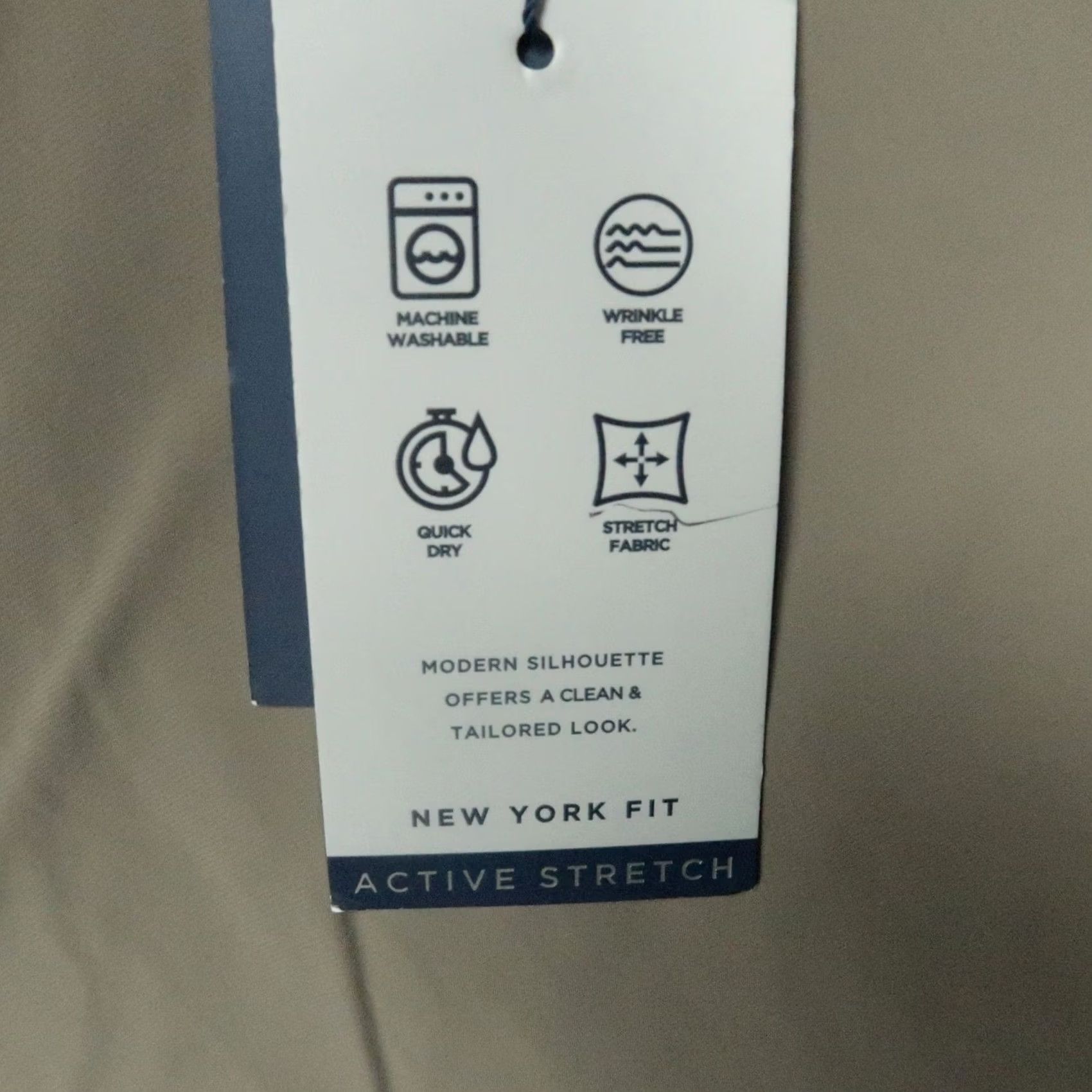 Hart Schaffner Marx Hart Schaffner Marx Pants Mens 42R Khaki Tan New York Fit Active Stretch Unhemmed Slant Pocket Dress Pants 42 Regular Beige Pattern Solid Vintage No Size US 42 / EU 58 - 4 Thumbnail