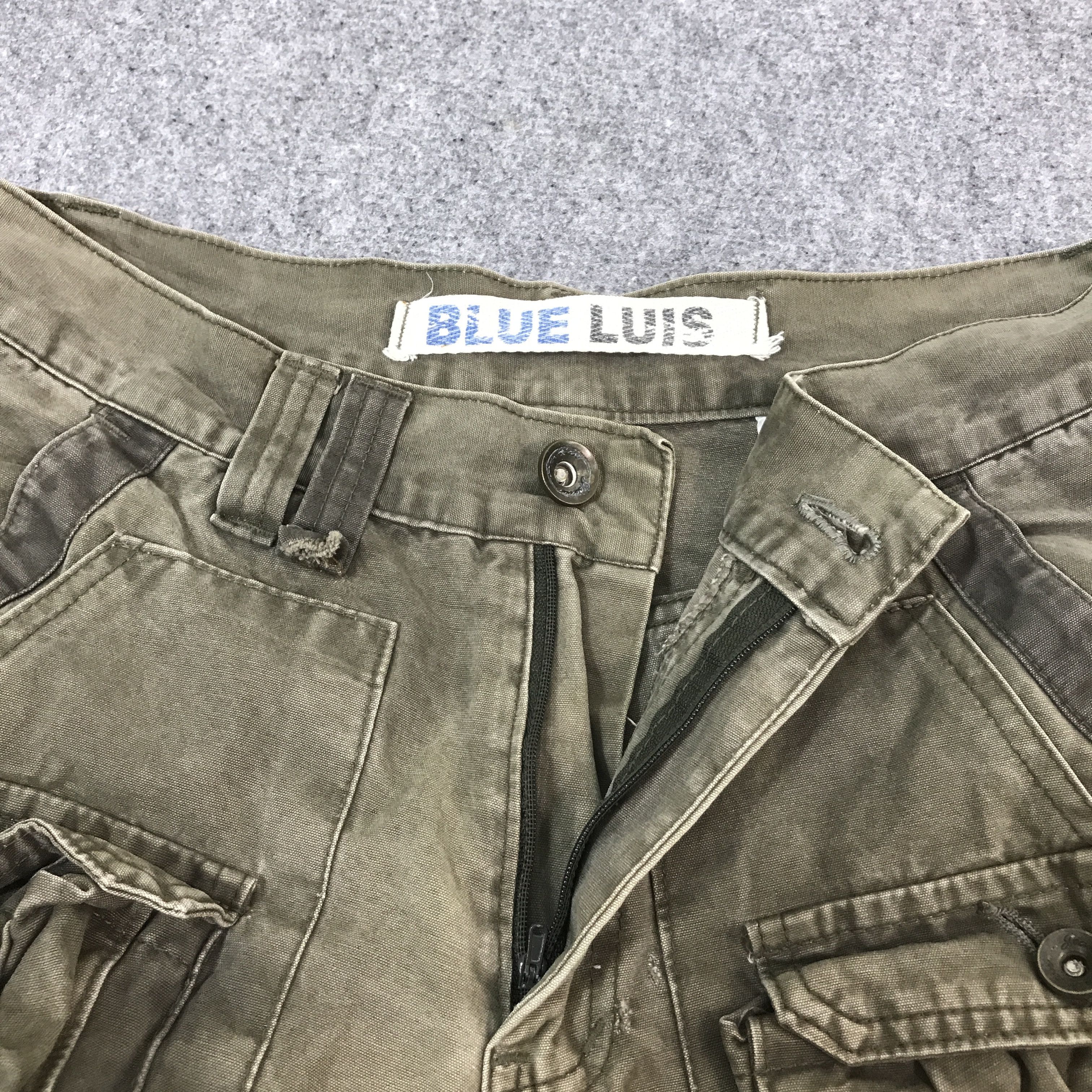 Japanese Brand BLUE LUIS CARGO BONDAGE STYLE PANTS Size US 28 / EU 44 - 7 Thumbnail