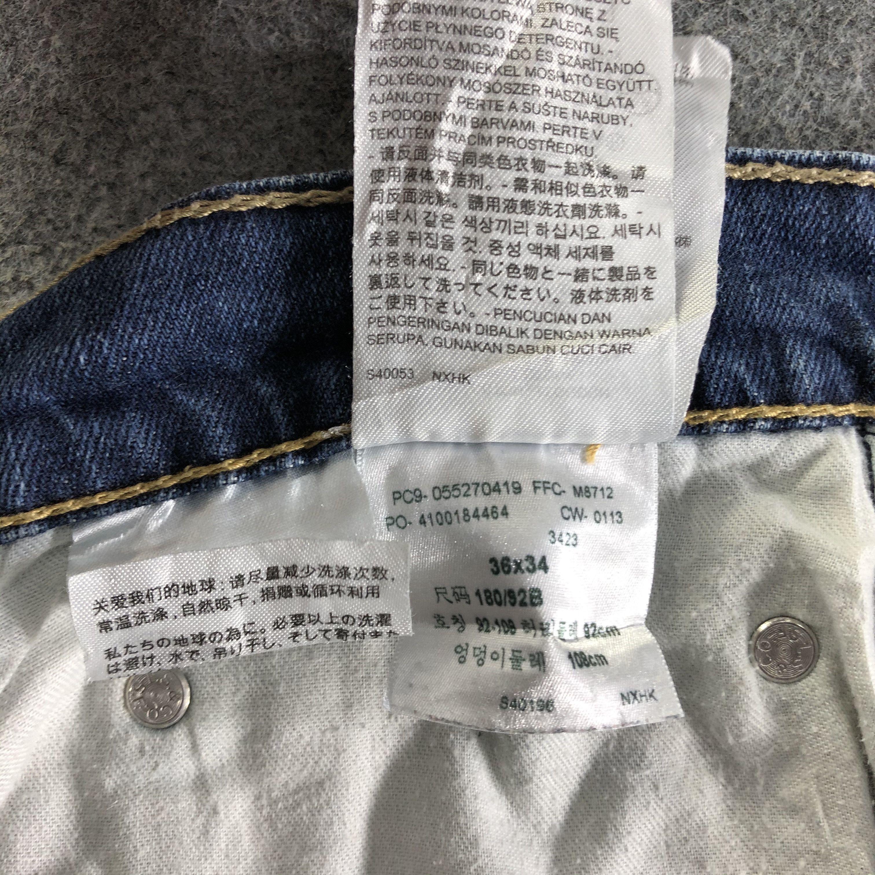 Levi's Vintage Blue Wash Levis 527 Jeans-J4362 Size US 35 - 11 Thumbnail
