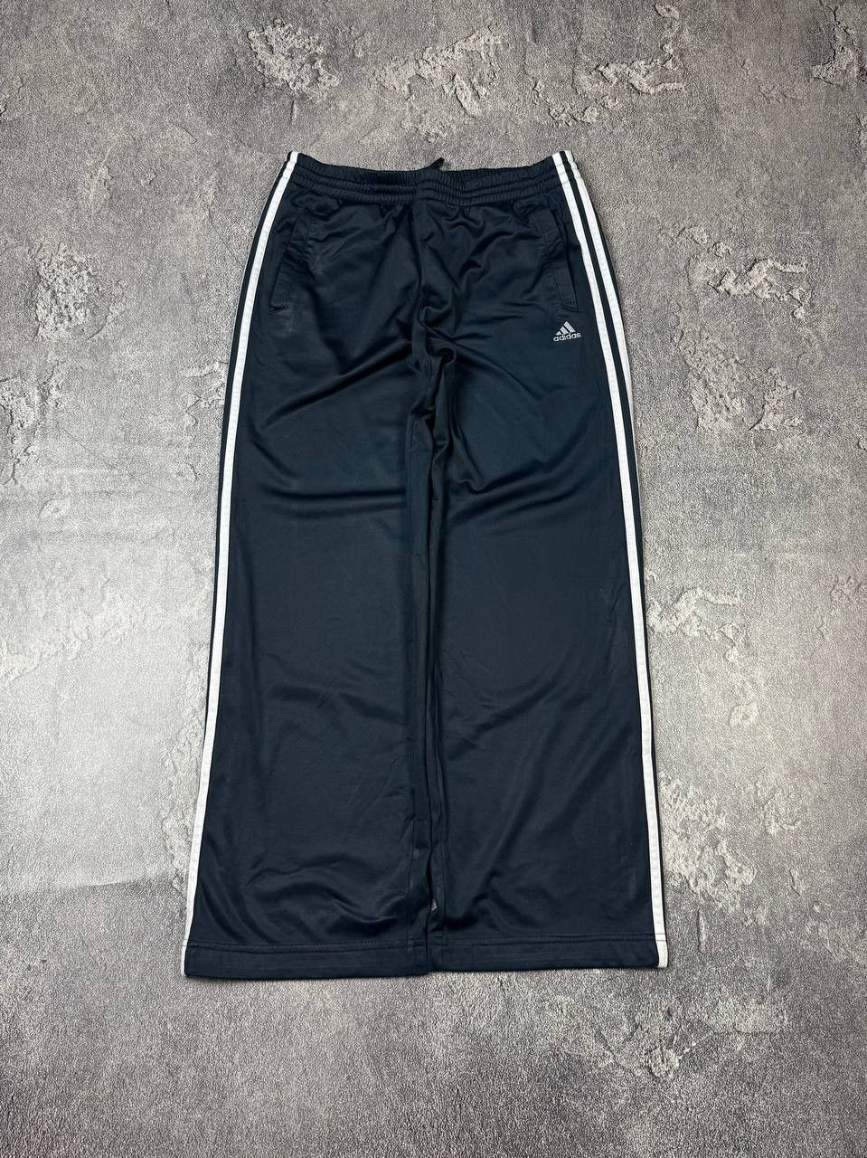Adidas Y2K Adidas Navy Stripe Baggy Track Pants Size US 32 / EU 48 - 3 Thumbnail