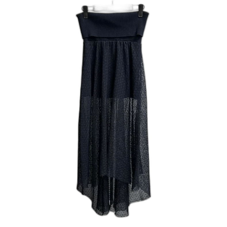 Chloe Black Knit Lace Maxi Skirt by Chloe Size US 34 / EU 50 - 1 Thumbnail