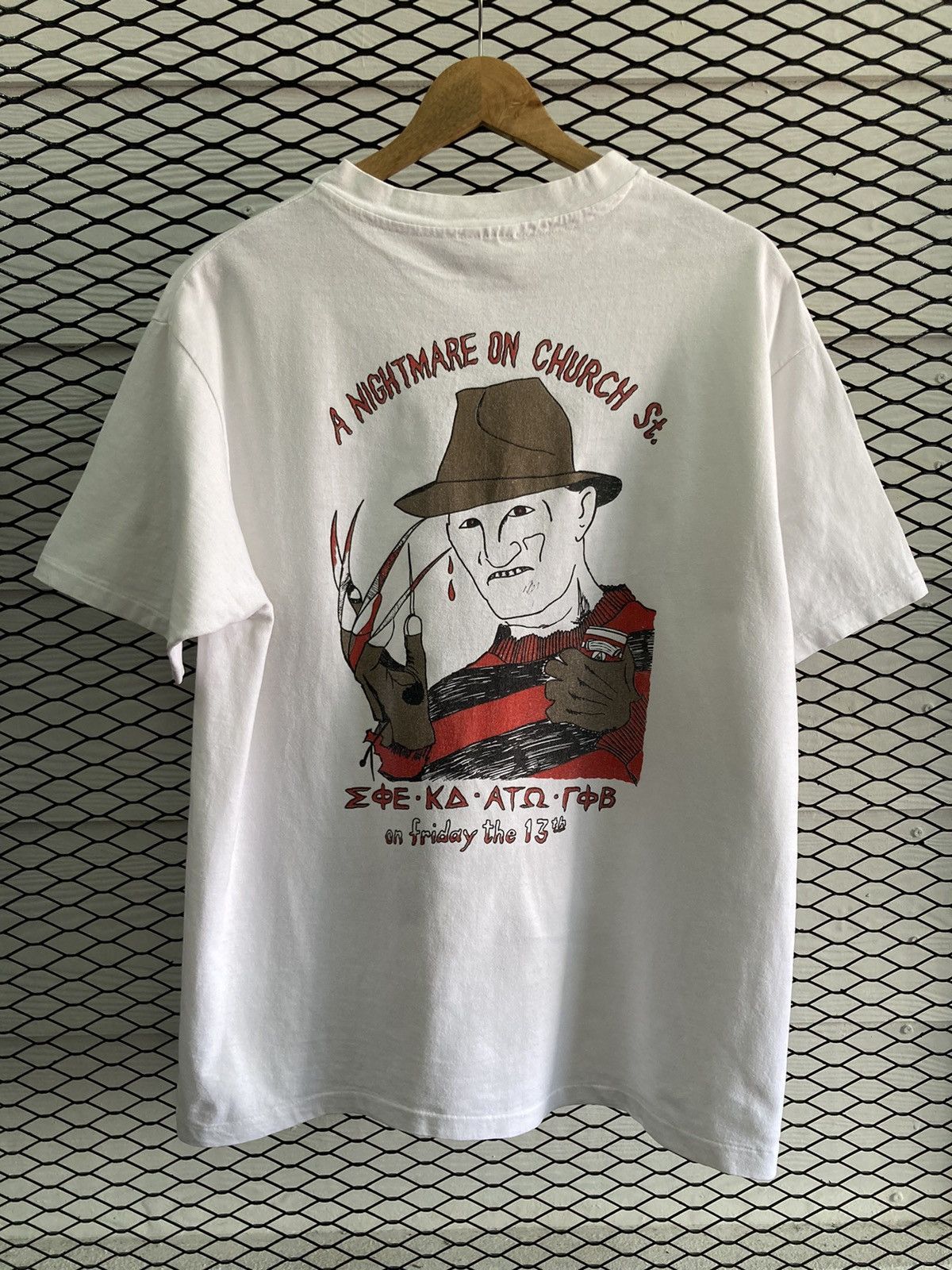 Vintage Vintage 1987 Freddy Krueger shirt Size US XL / EU 56 / 4 - 5 Thumbnail