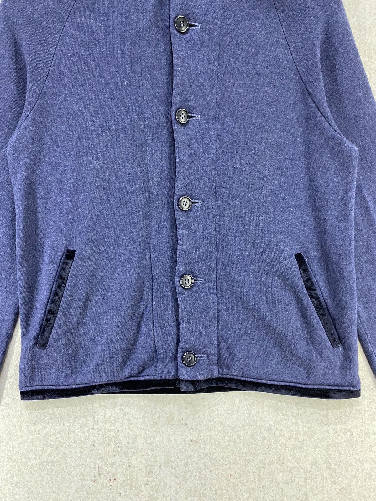 Blue Blue Japan Vintage Blue Blue Japan Pure Indigo Women Hoodie Button Up Size ONE SIZE - 5 Thumbnail