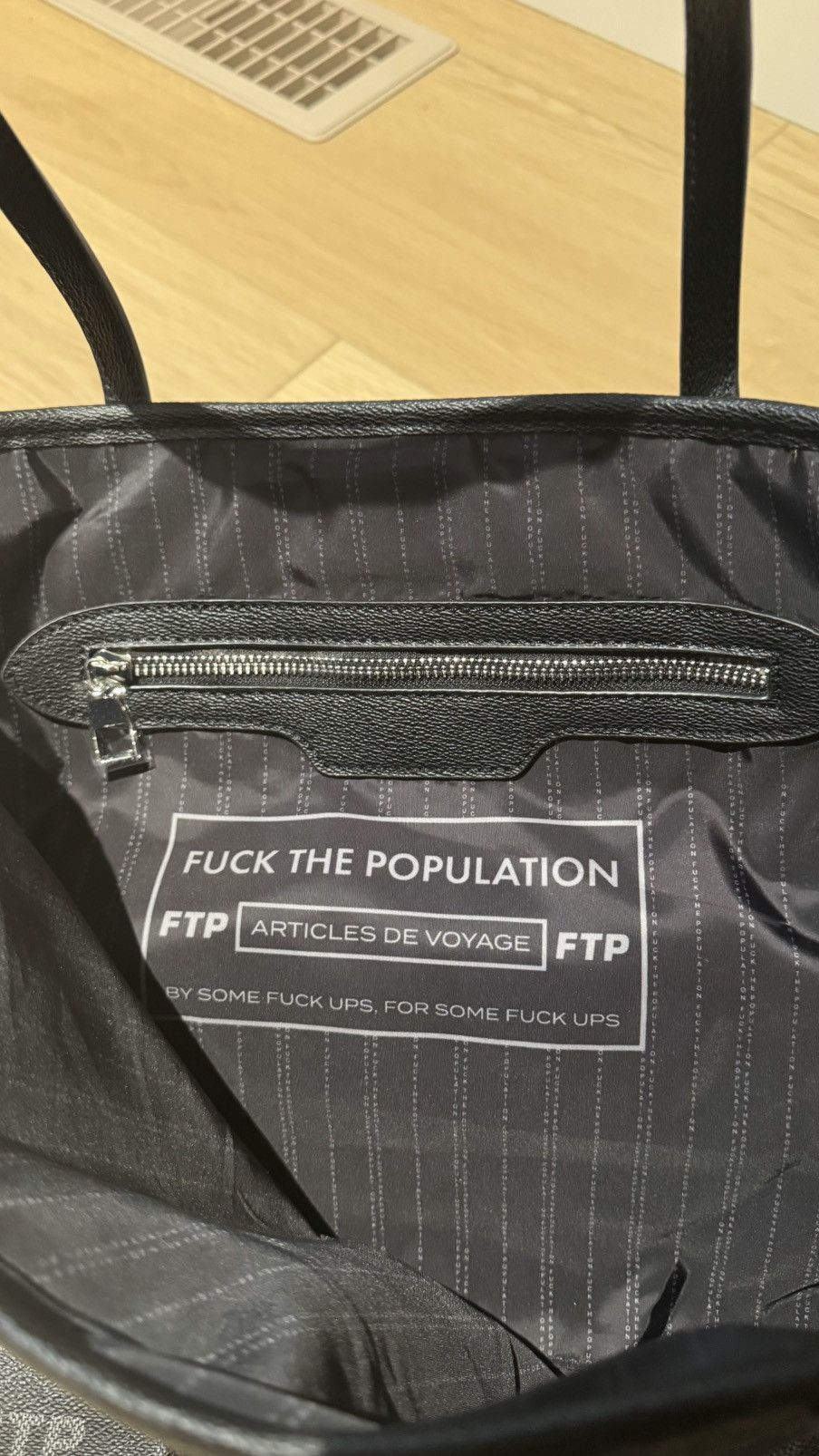 Fuck The Population Fuck The Population FTP Louis Vuitton tote bag handbag Size ONE SIZE - 7 Thumbnail