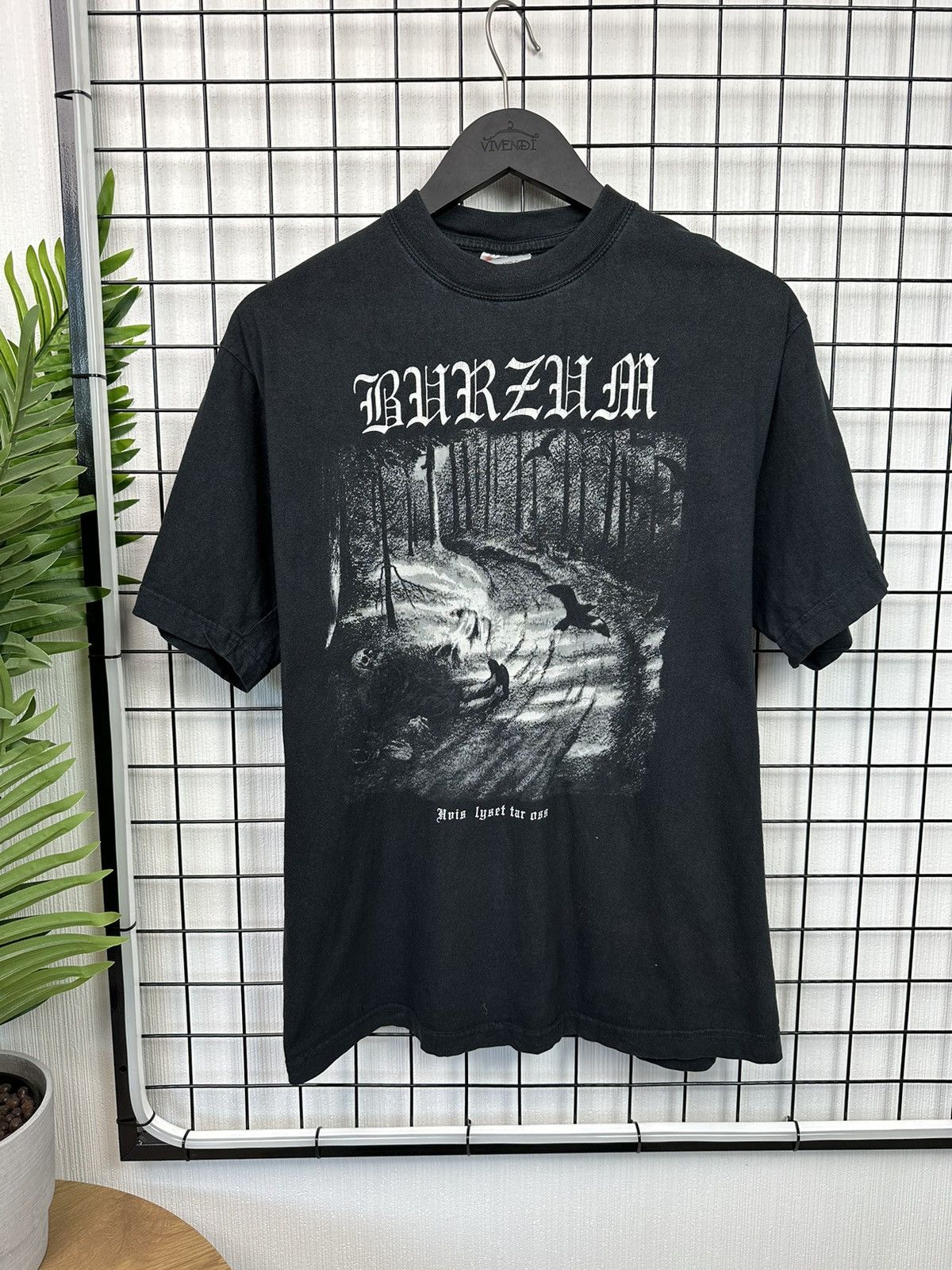 Vintage rare 90s Burzum Hvis lyset tar oss T-shirt Men L