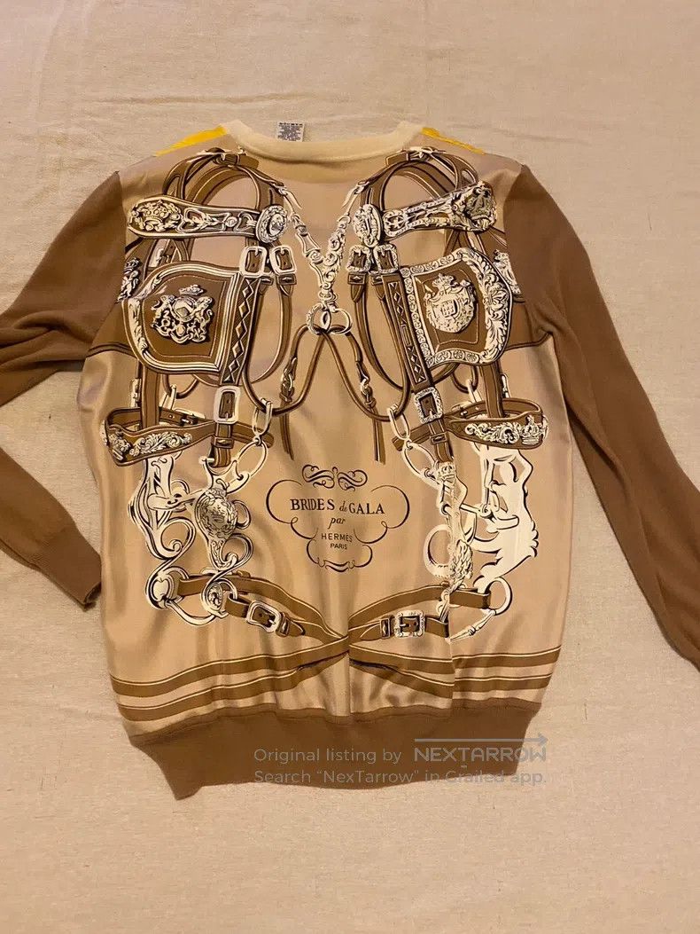 Hermes Hermes Silk Top + Woolen Skirt Size XS / US 0-2 / IT 36-38 - 4 Thumbnail