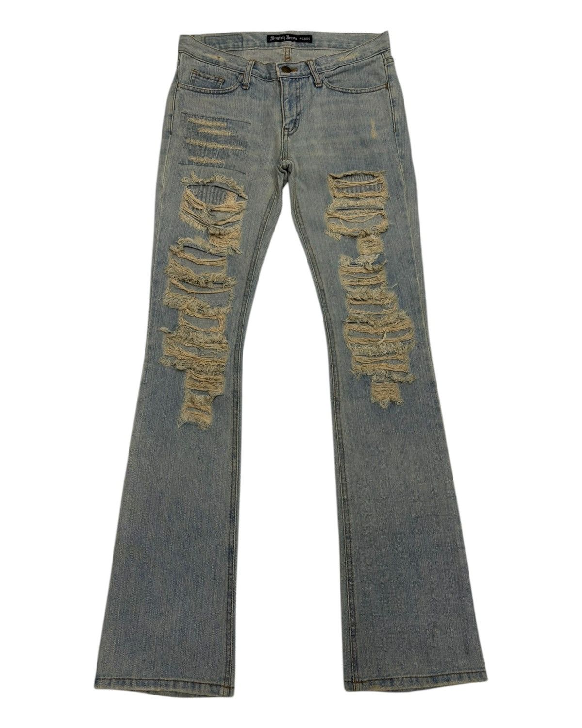 If Six Was Nine Flare Jeans Low Rise Snatch Jeans Mud Wash Bootcut Denim Size US 30 / EU 46 - 7 Thumbnail