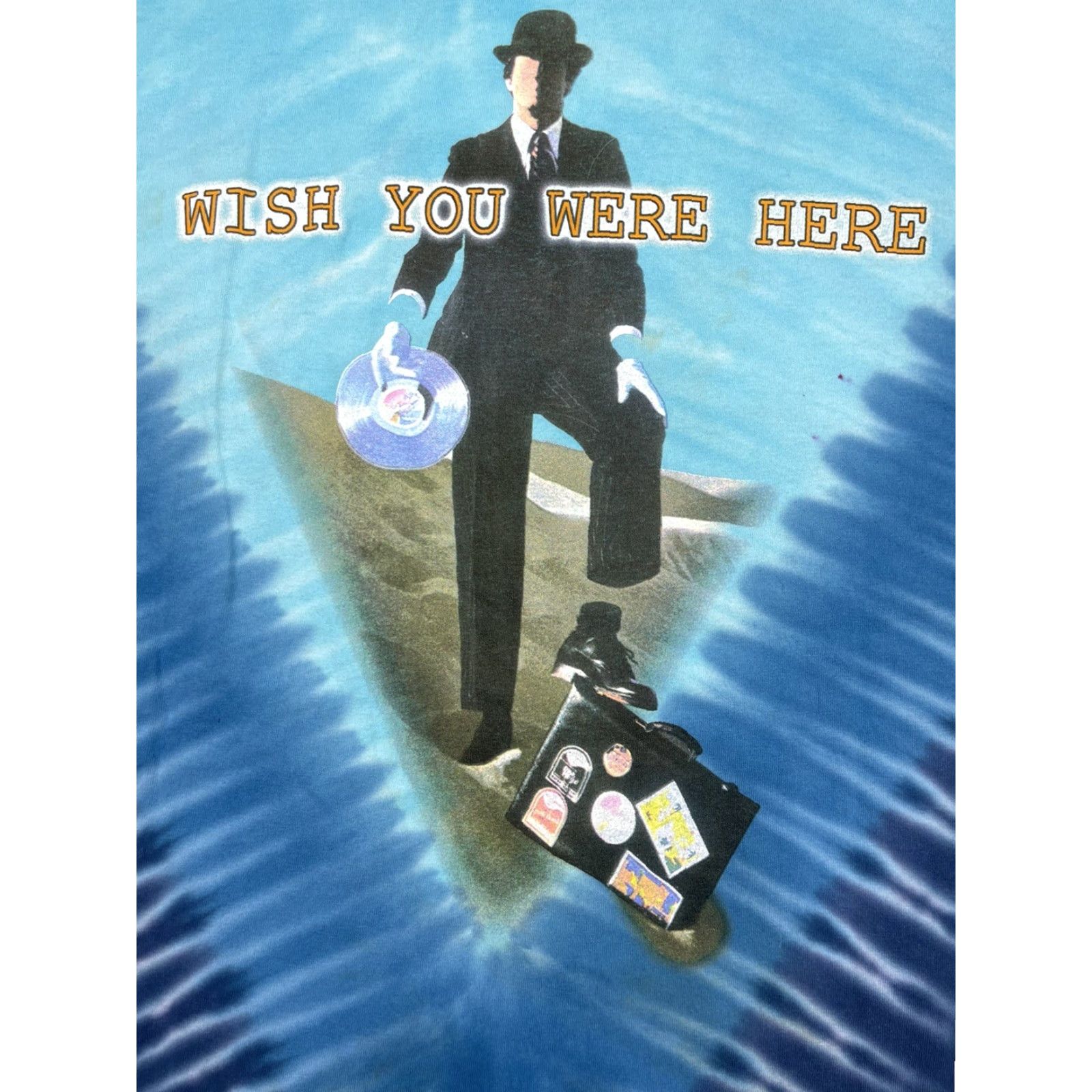 Anvil VINTAGE Anvil Pink Floyd Wish You Were Here Long Sleeve Shirt XL Tie Dye Double-Sided 80s Mens Size US XL / EU 56 / 4 - 6 Thumbnail
