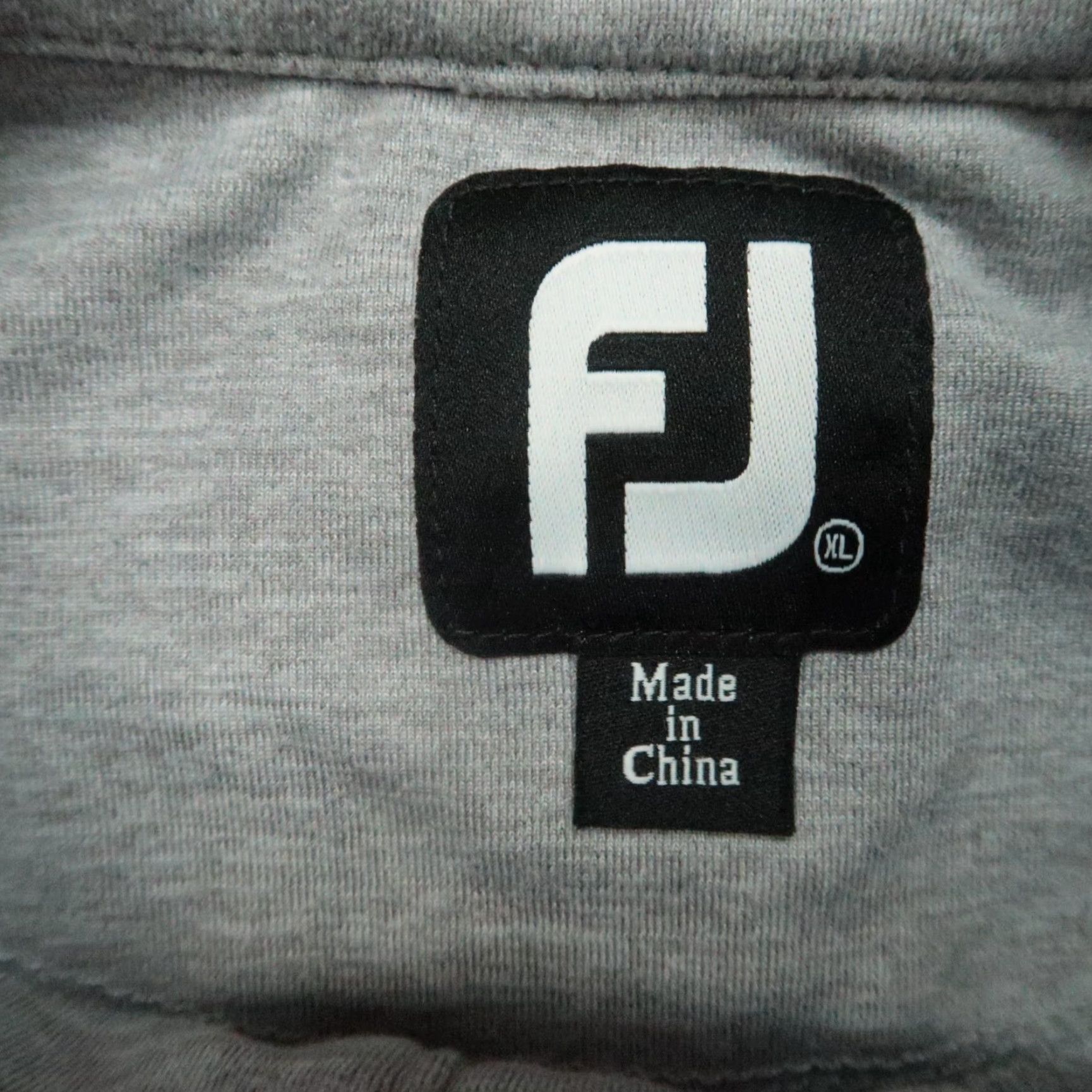 Footjoy FootJoy Pullover Men XL Gray 1/4 Zip Mock Neck Long Sleeve Lightweight Breathable Polyester Spandex Sports Golf Size US XL / EU 56 / 4 - 3 Thumbnail