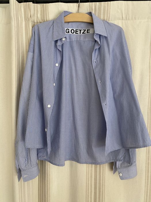 Sissi Goetze Goetze Luke Boxy Crop Shirt 46 | Grailed