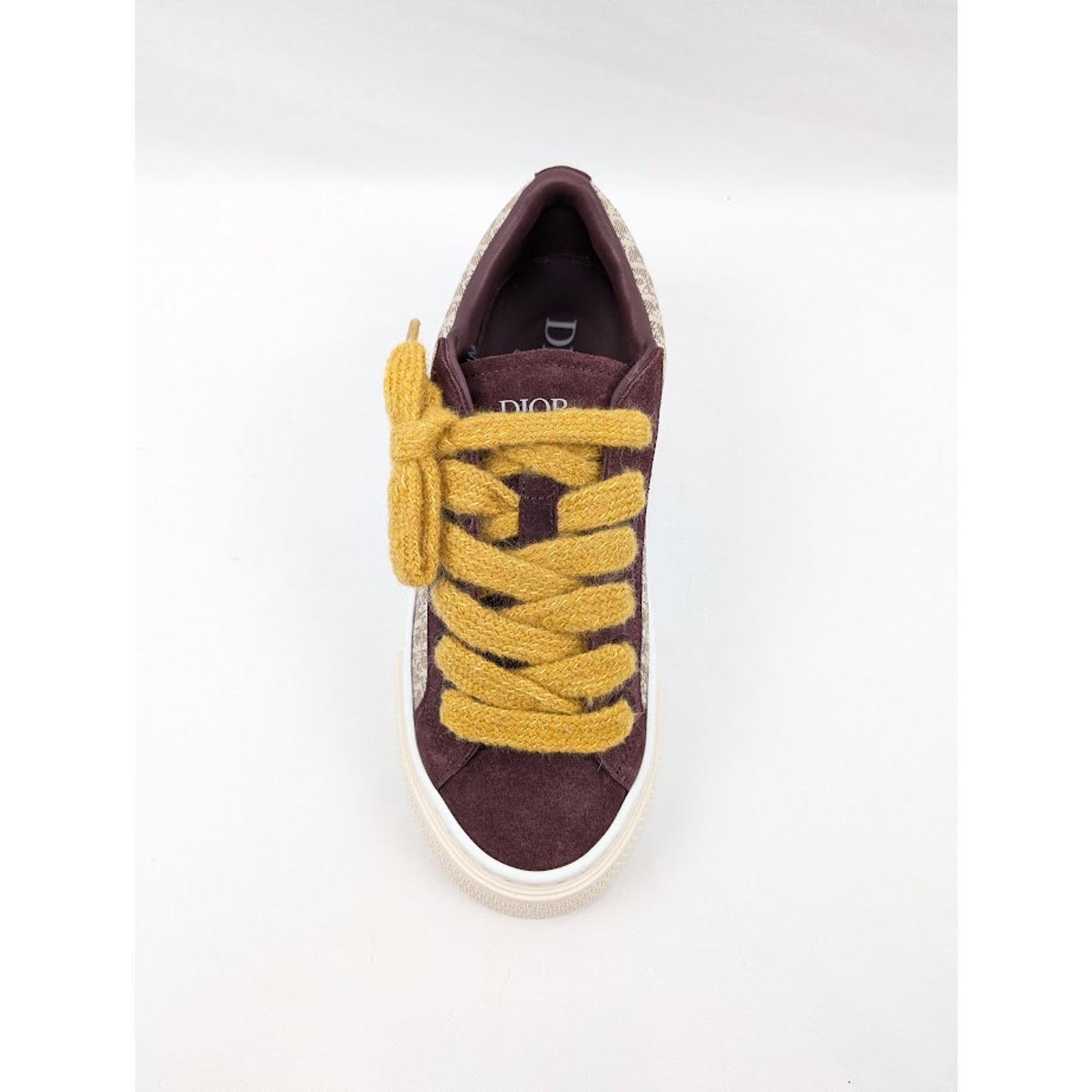 Dior o1rshd1 B33 Tennis Low-Top Sneakers in Violet/Beige Size US 8 / EU 41 - 6 Thumbnail