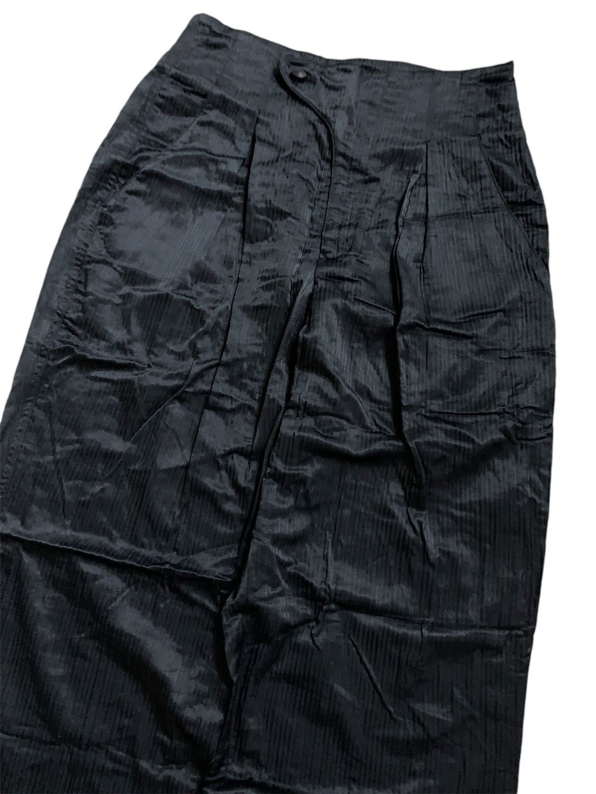 Issey Miyake 💥Vintage 90s Issey Miyake Buckle Back Stripe Pant Size 25" / US 0 / IT 36 - 5 Thumbnail