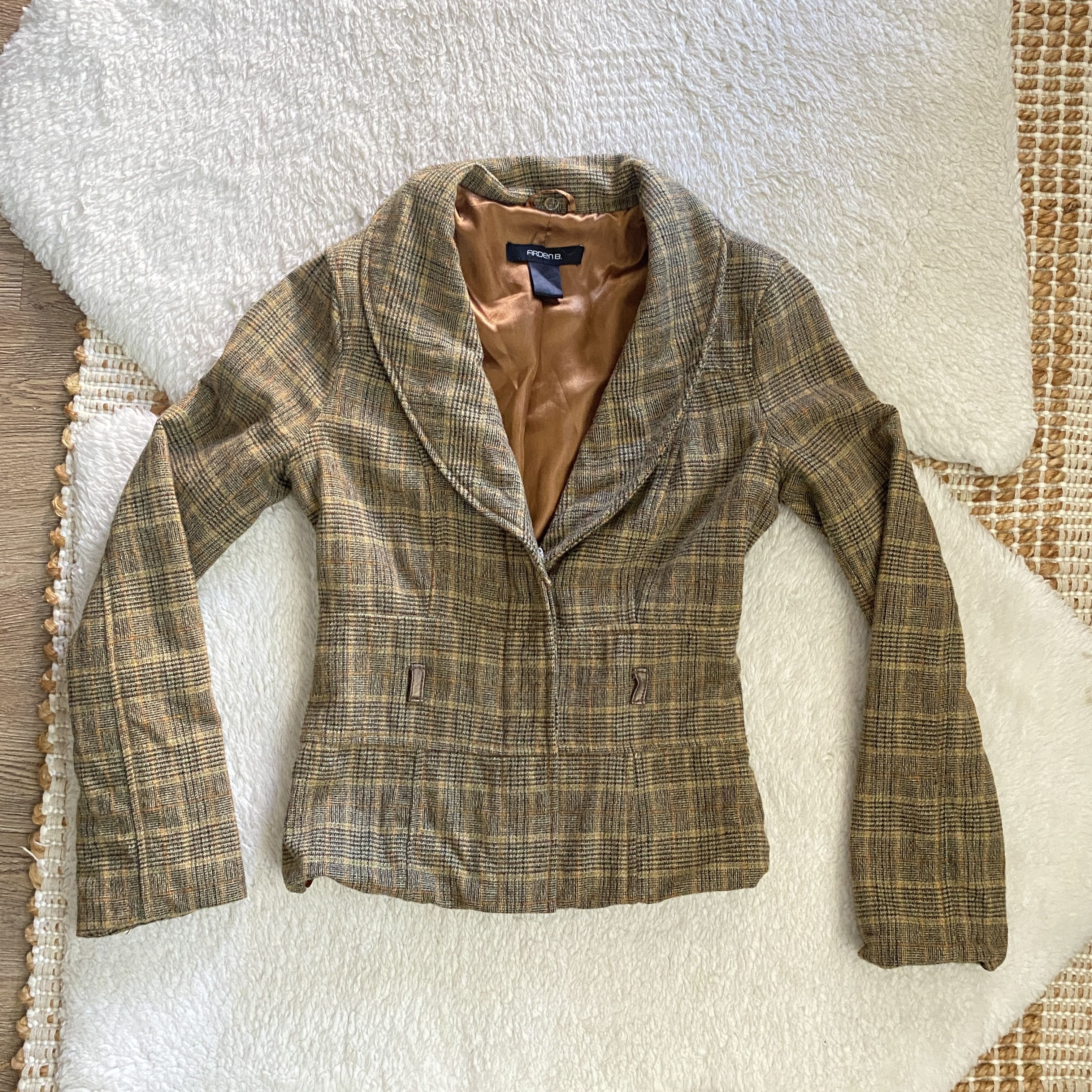 Other Arden B. Vintage Glen Check Blazer – Excellent Condition Size XS / US 0-2 / IT 36-38 - 1 Thumbnail