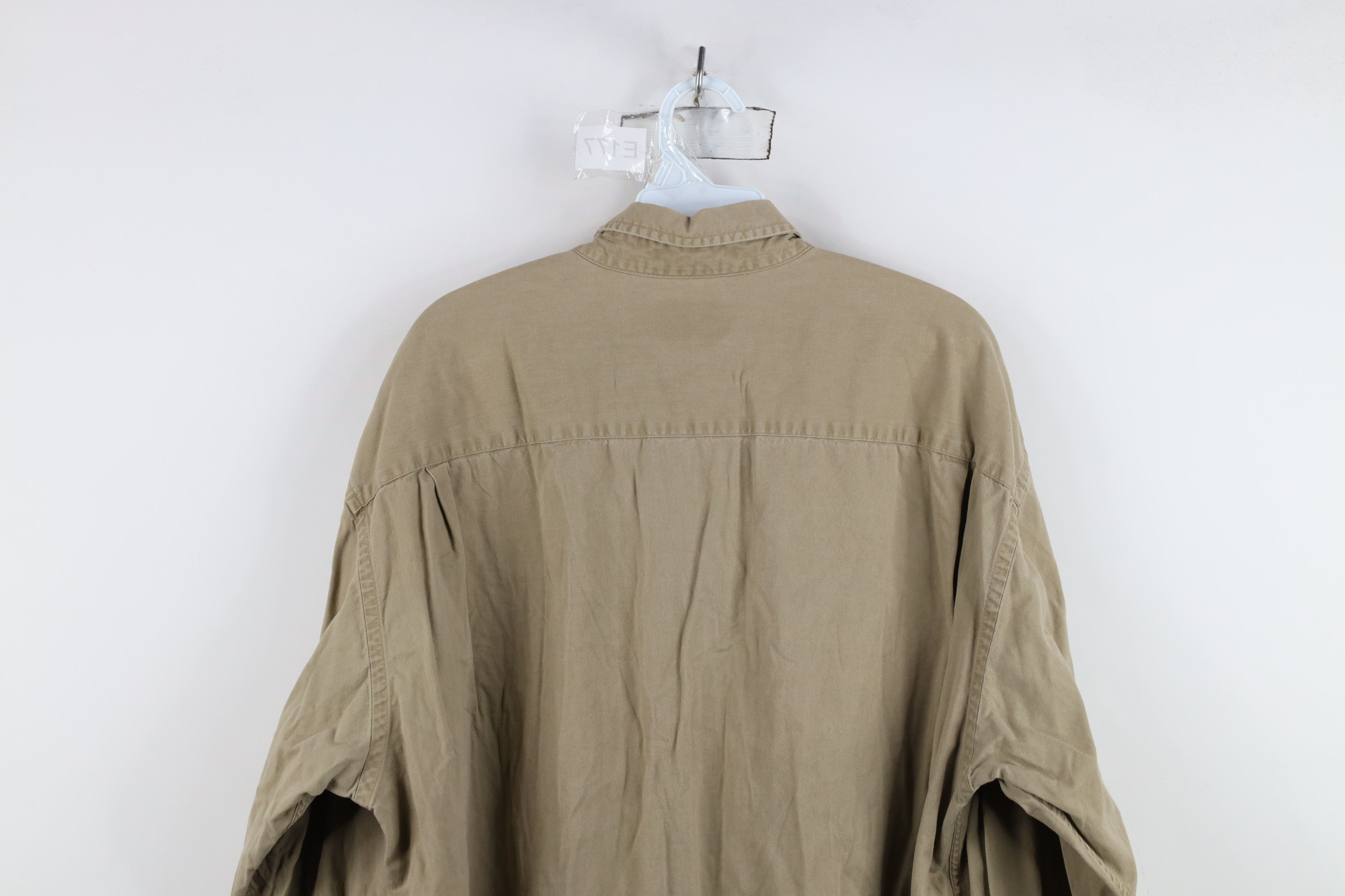 Vintage Vintage 90s Streetwear Pocket Collared Button Down Shirt Size US L / EU 52-54 / 3 - 14 Thumbnail