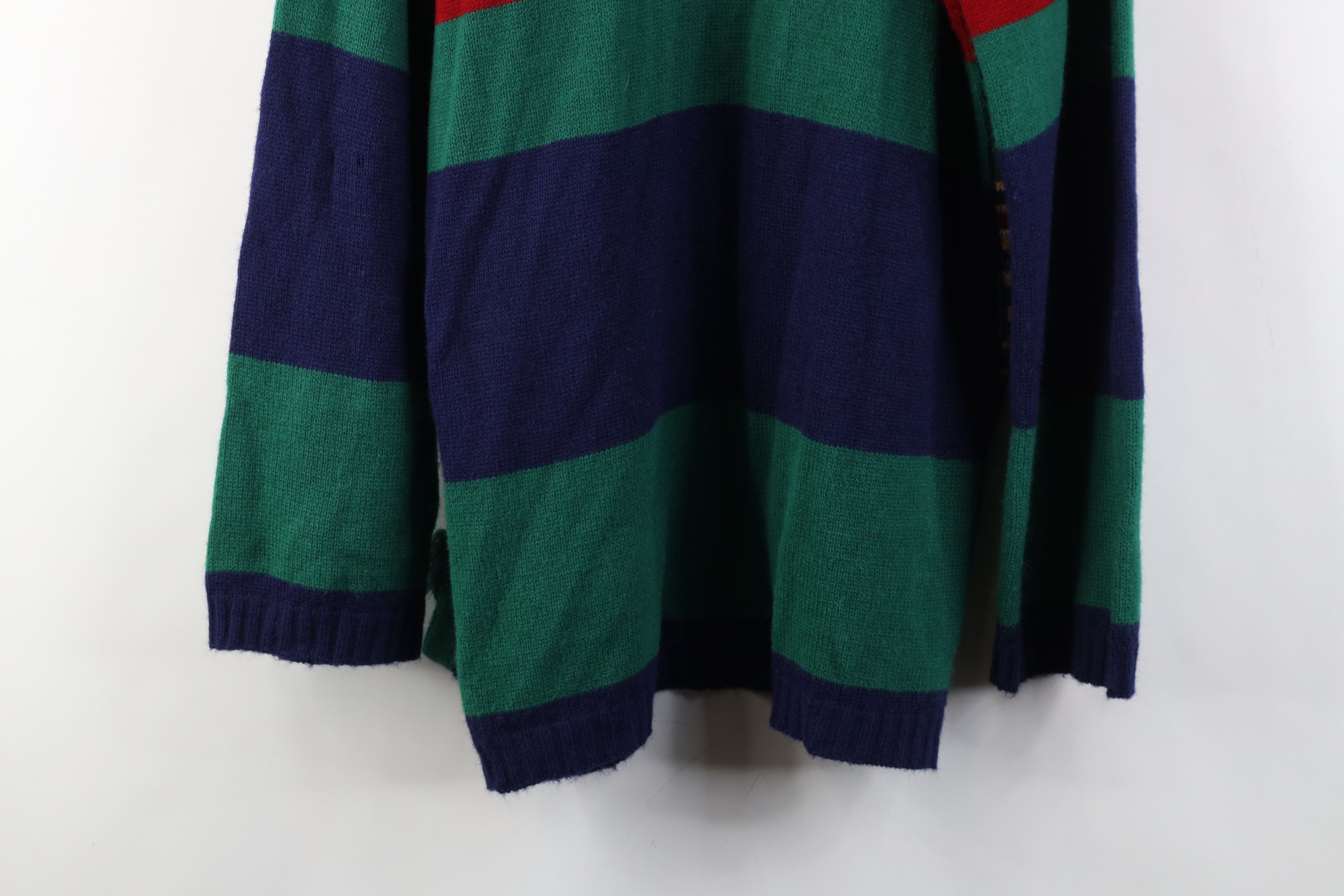 Vintage Vintage 70s Boho Chic Fair Isle Flared Sleeve Knit Sweater Size M / US 6-8 / IT 42-44 - 14 Thumbnail