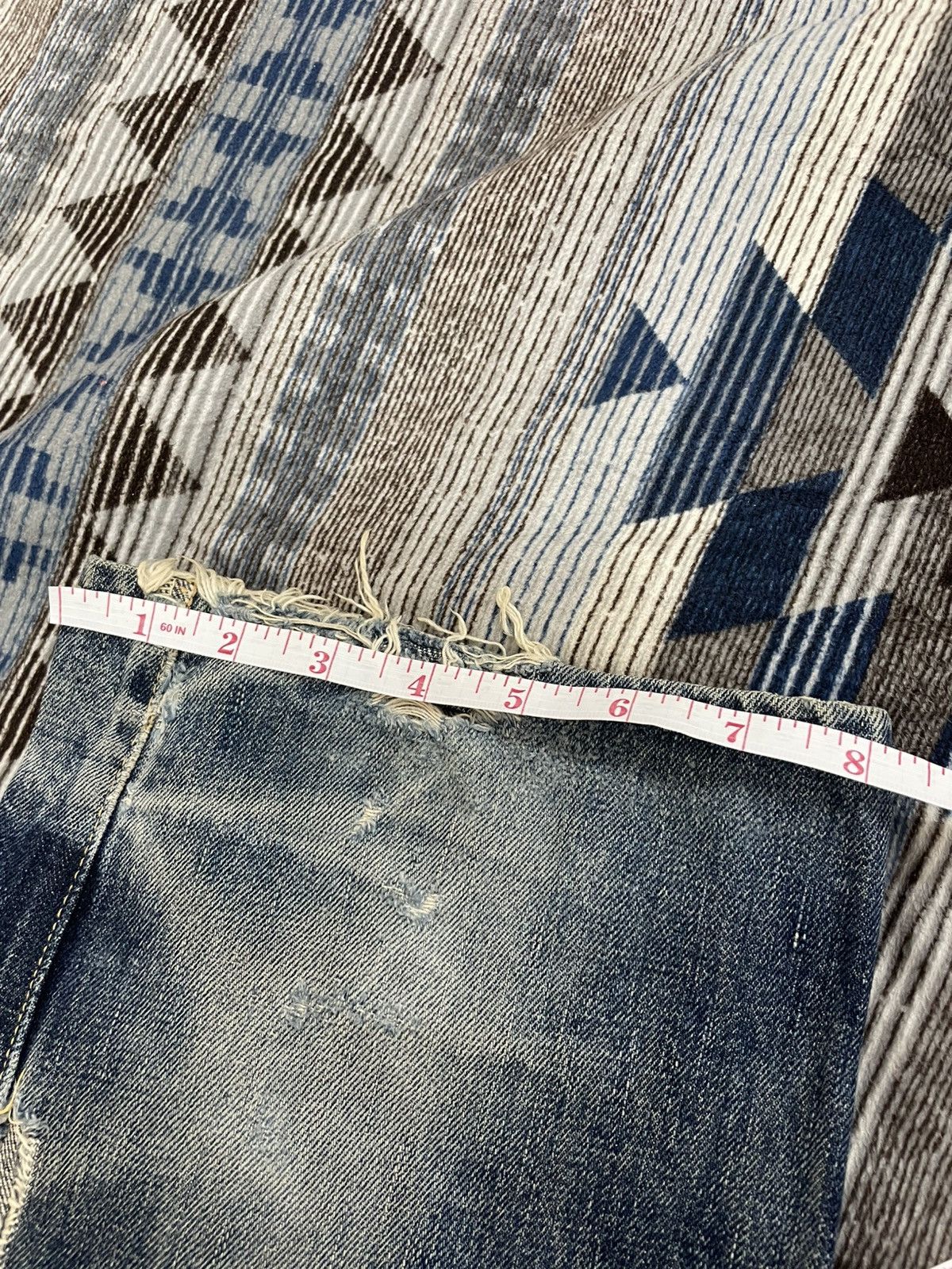 Japanese Brand Pherrows selvage WWII Jeans Size US 30 / EU 46 - 13 Thumbnail