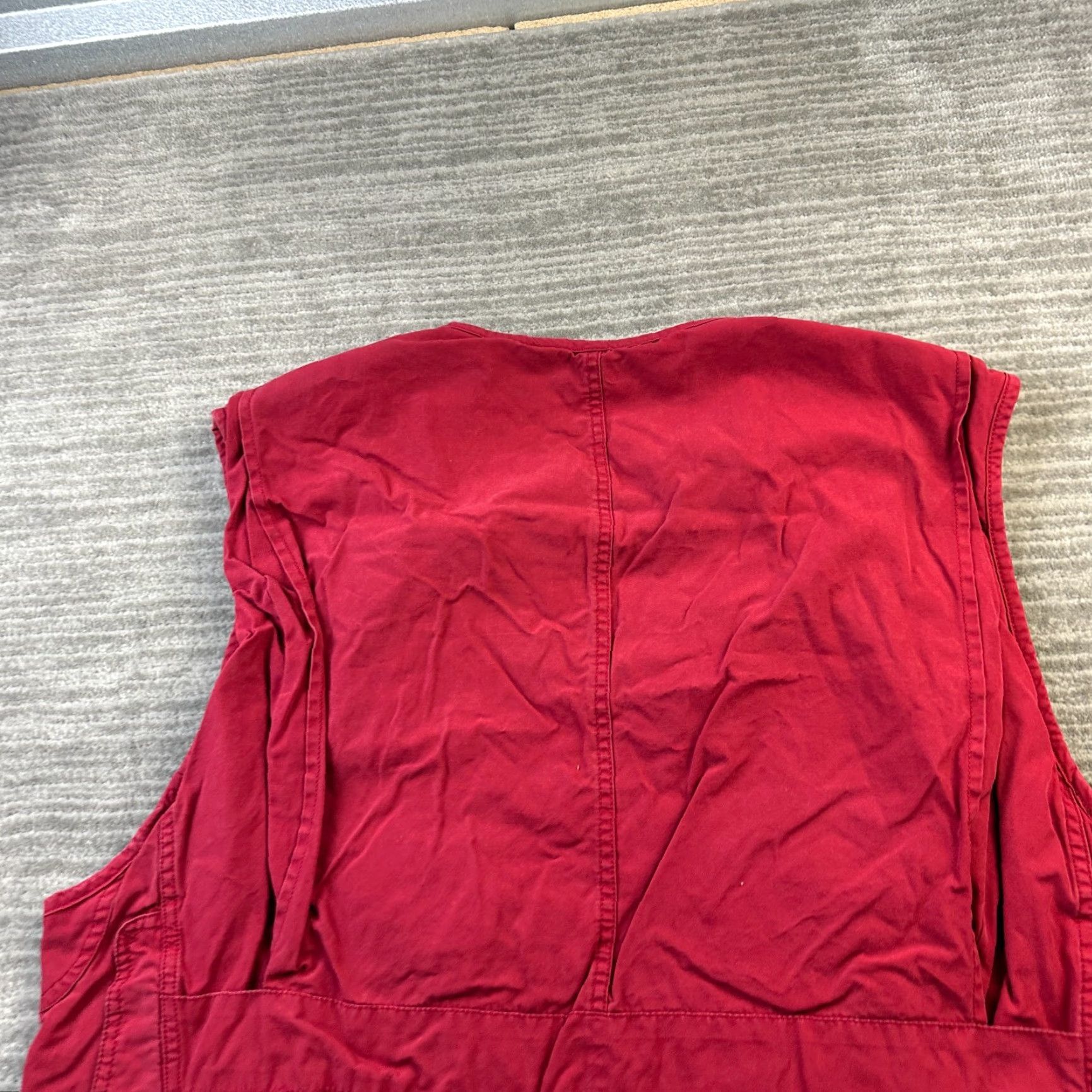 Tommy Hilfiger VINTAGE Tommy Hilfiger Vest Mens XL Red Utility Fishing Hunting Gorp Size US XL / EU 56 / 4 - 3 Thumbnail