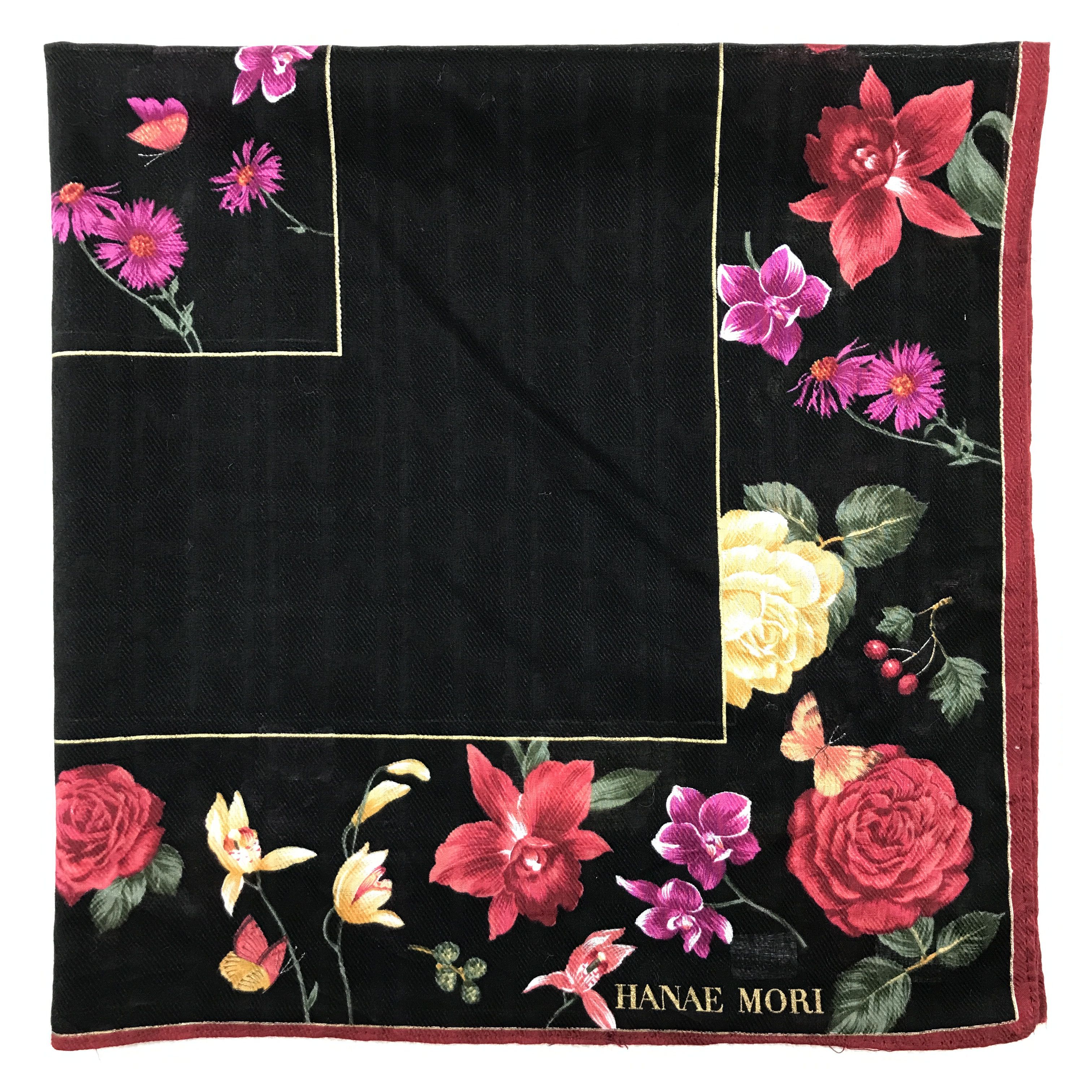 Hanae Mori × Japanese Brand × Vintage Vintage Hanae Mori Bandana Neckerchief Handkerchief Size ONE SIZE - 2 Thumbnail