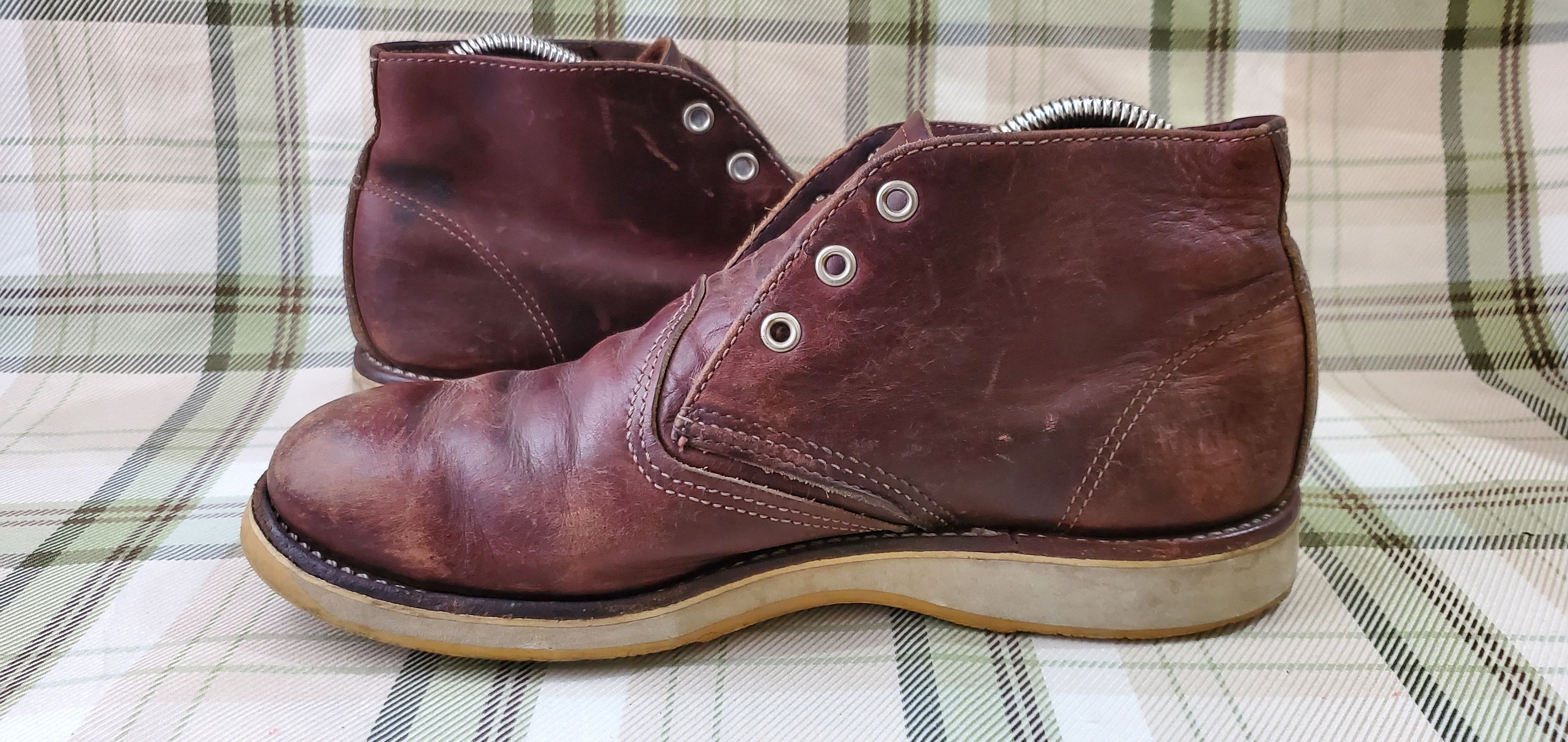 Red Wing RED WING Brown Leather Lace Up Boots Size US 8.5 / EU 41-42 - 6 Thumbnail