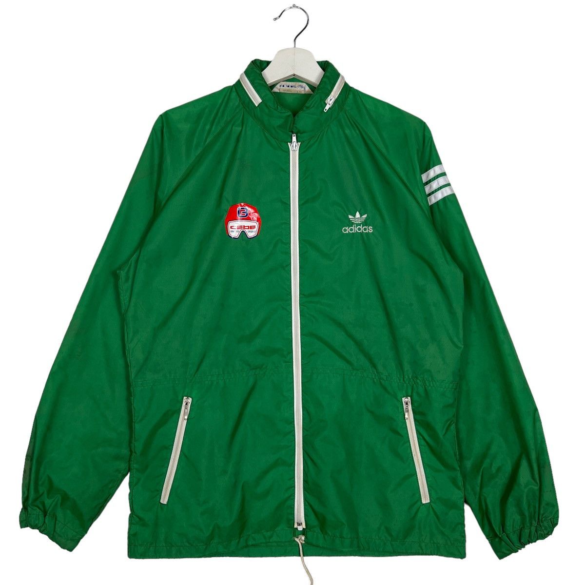 Adidas 🔥 70s TRUE VINTAGE ADIDAS WINDBREAKER Size US L / EU 52-54 / 3 - 2 Thumbnail