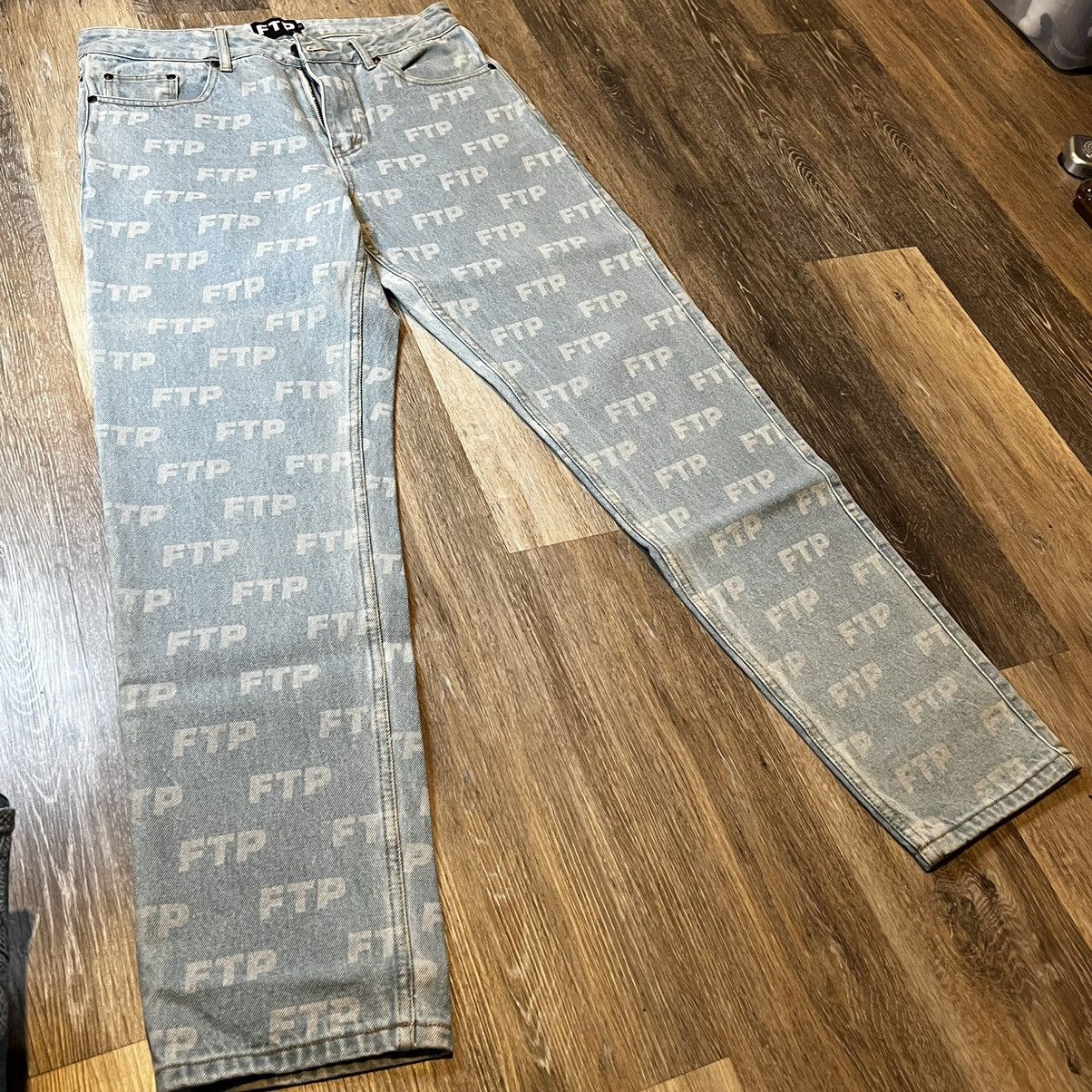 Fuck The Population Fuck The Population Allover Denim pant Jeans Size US 32 / EU 48 - 12 Thumbnail