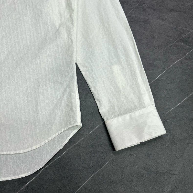 Dior dior 23ss white long sleeve shirt-2507 Size US S / EU 44-46 / 1 - 3 Thumbnail