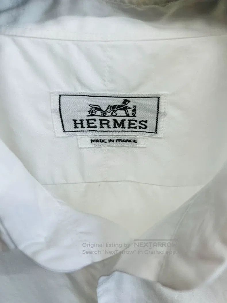 Hermes Hermes size 44 Gray felt striped shirt Size US S / EU 44-46 / 1 - 3 Thumbnail